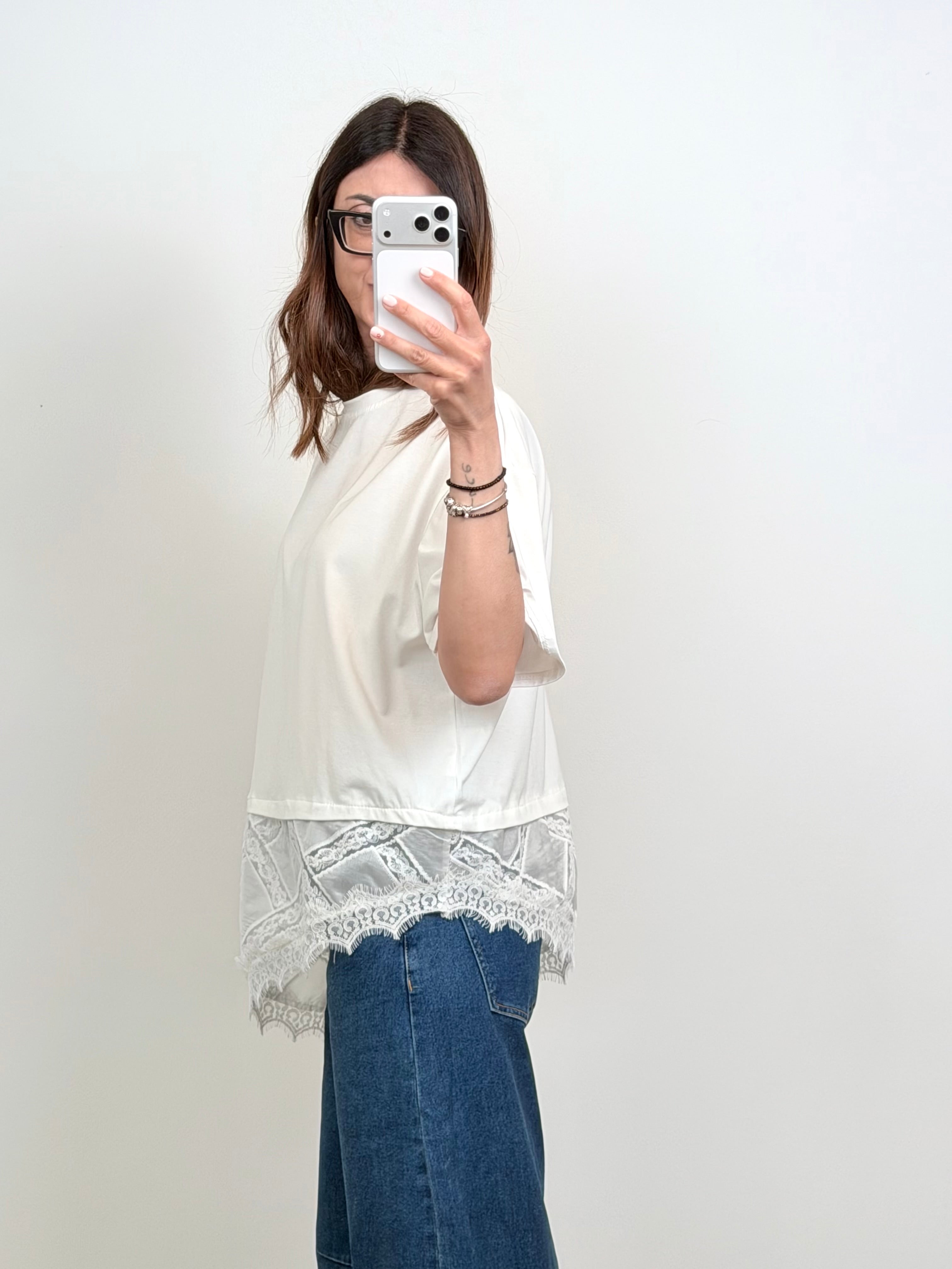T-shirt Provenza bianca