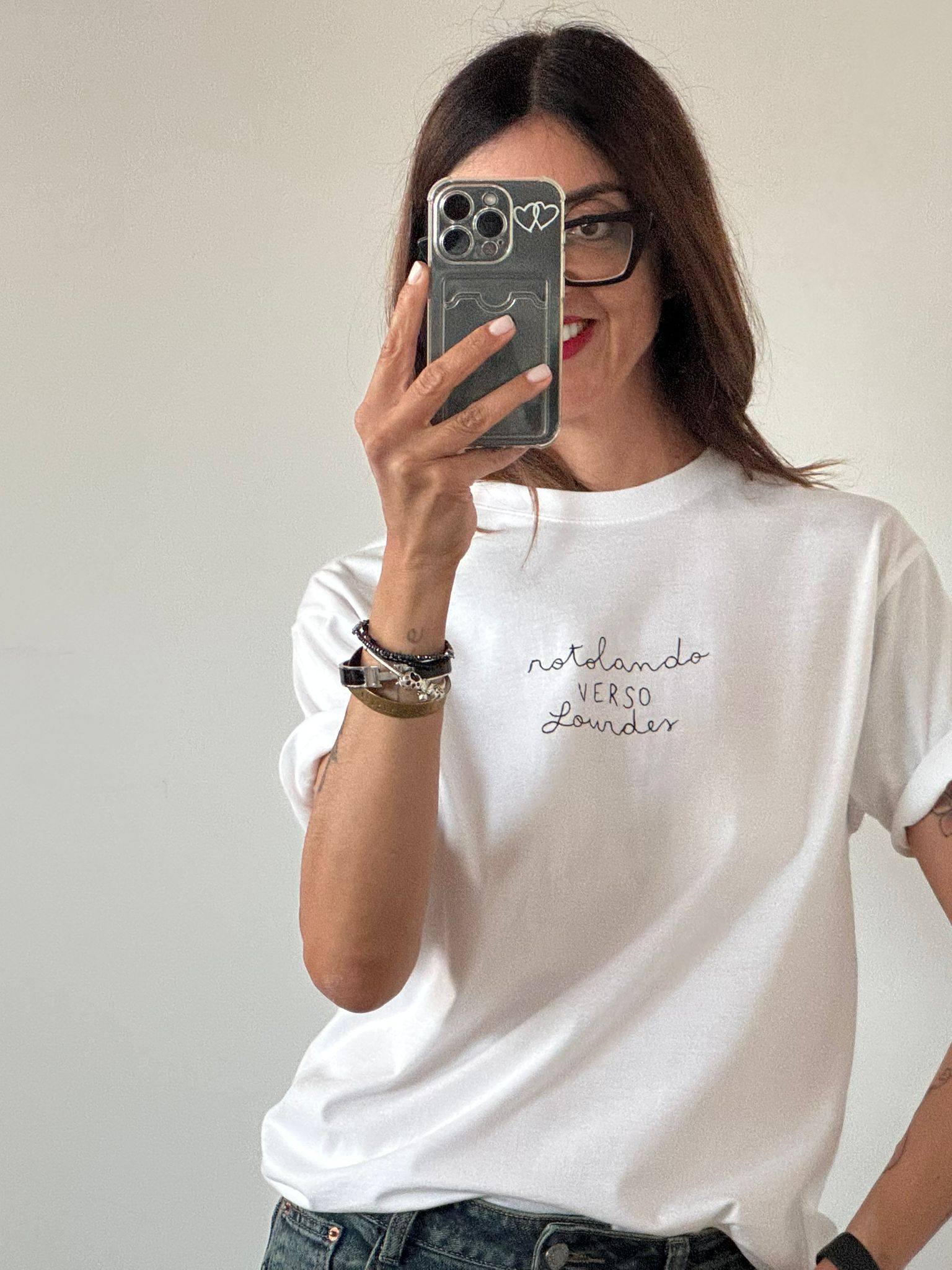 T-shirt Rotolando verso Lourdes