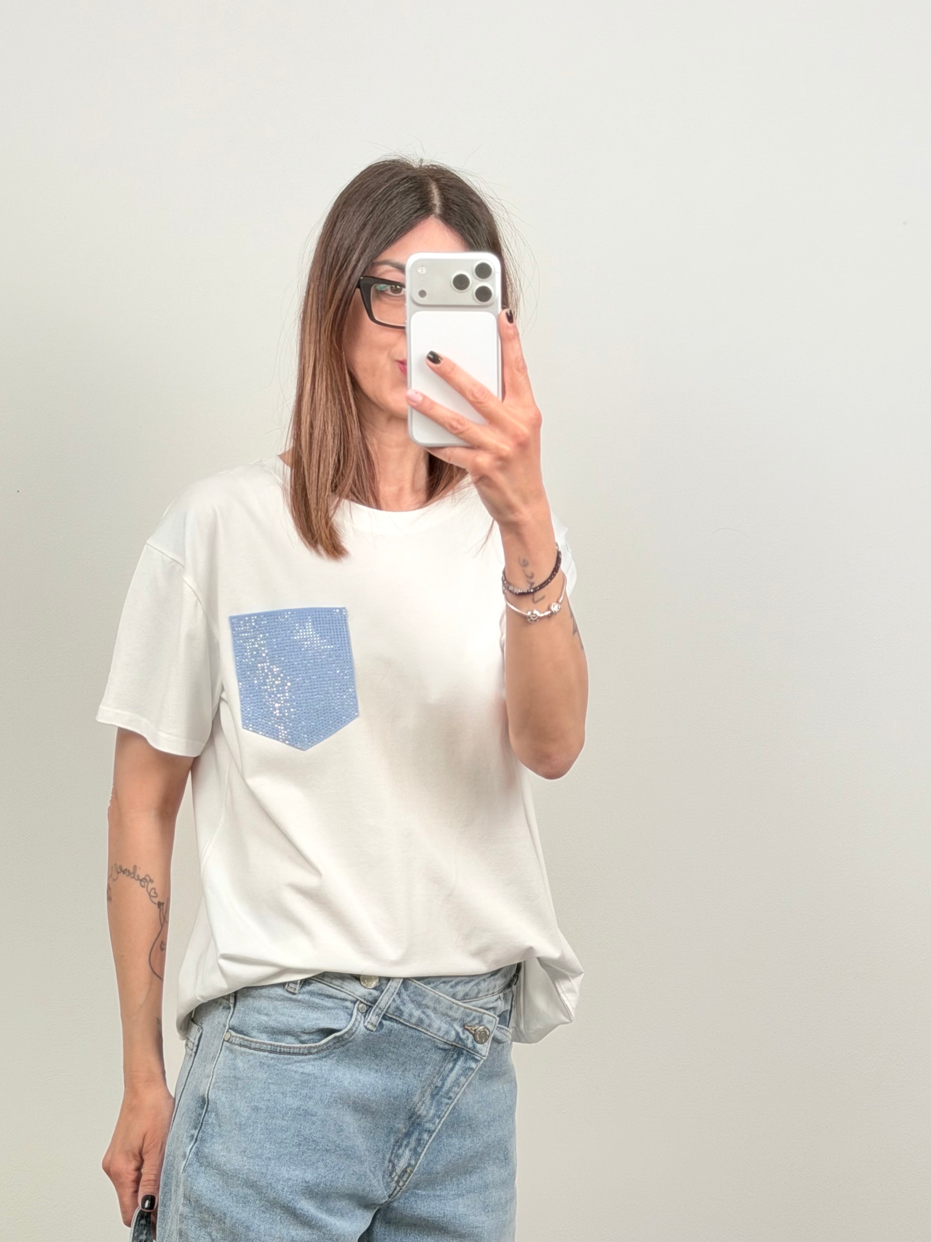 T-shirt Zante celeste