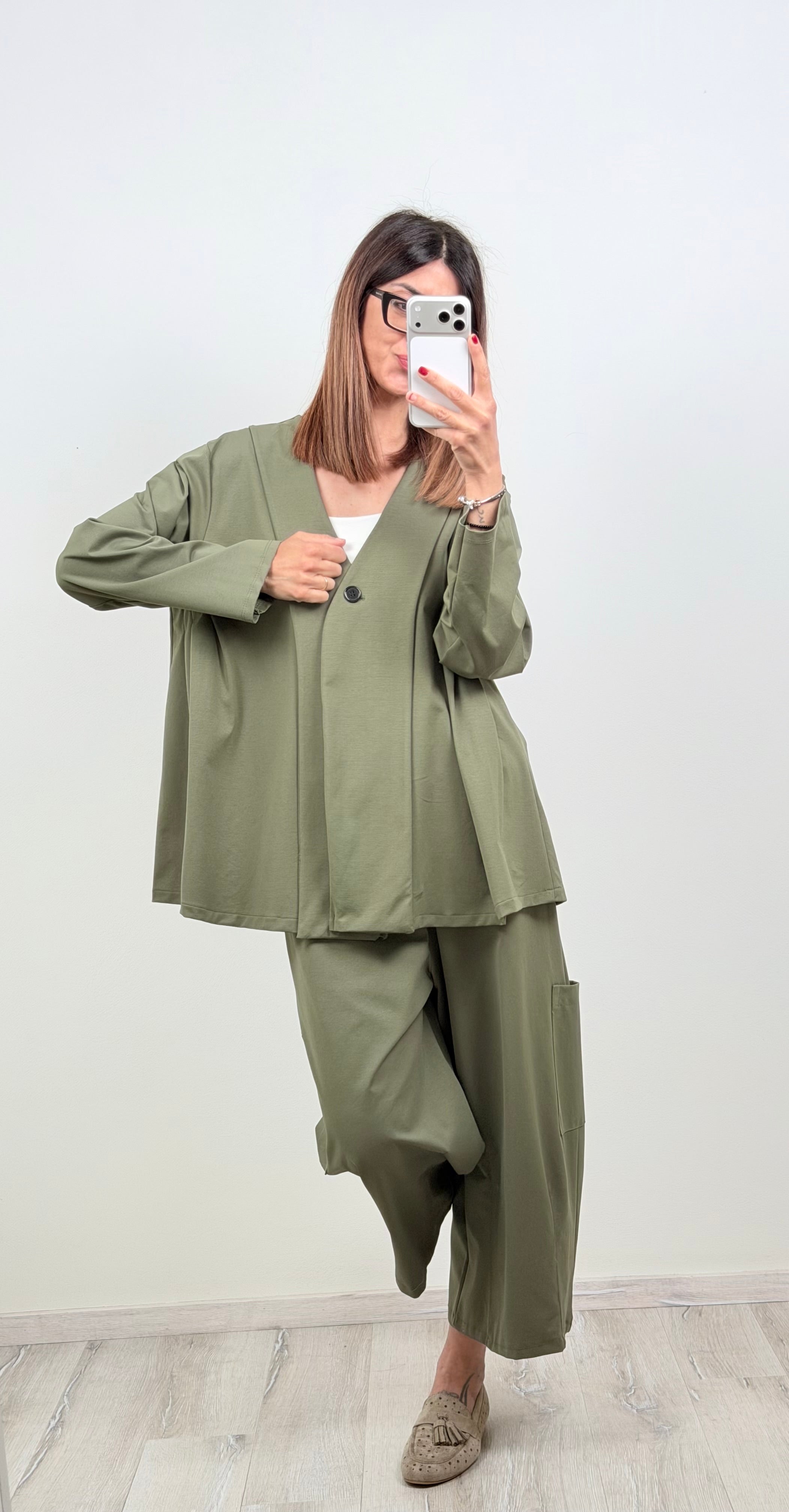 Tailleur Seul verde