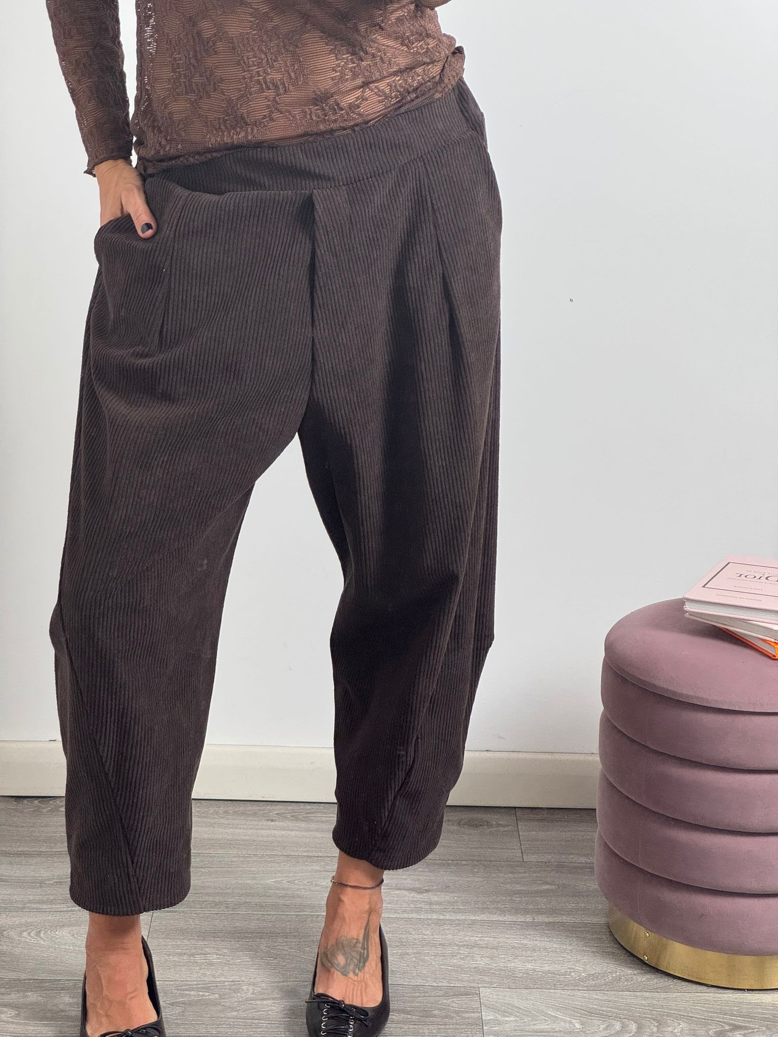 Pantalone Santorini in velluto