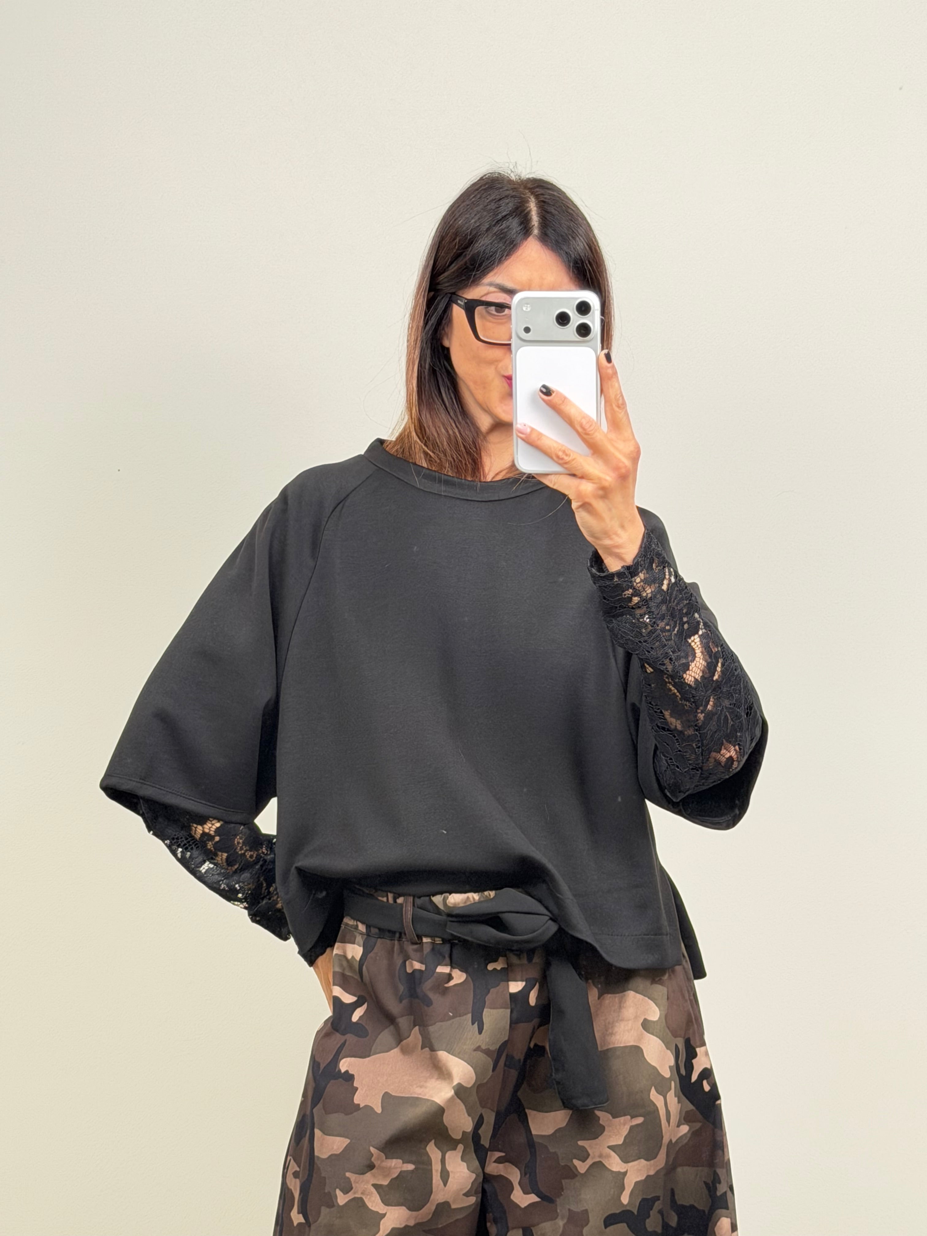 Felpa Gallipoli nera