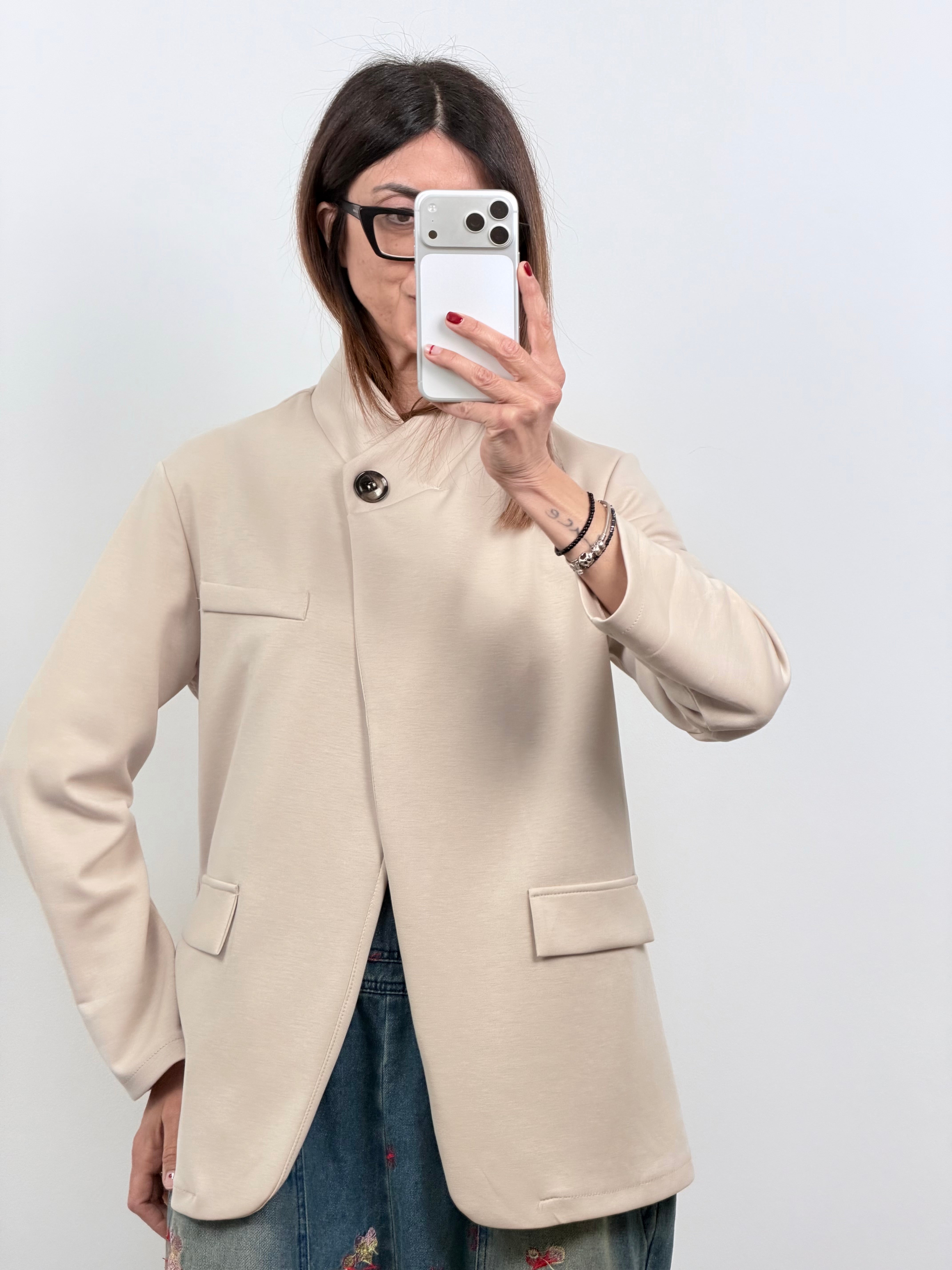 Blazer Nottingham burro
