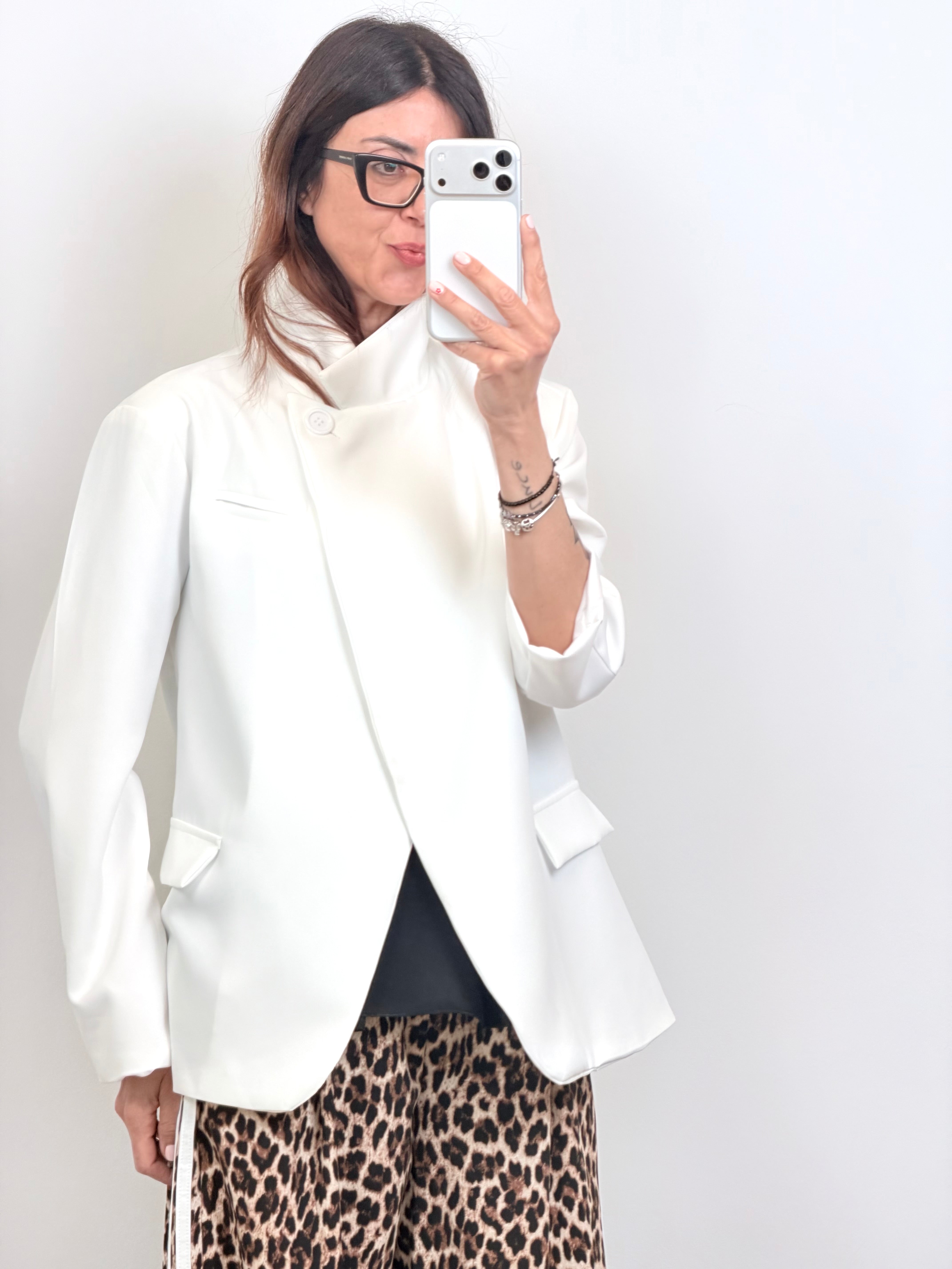 Blazer Leon bianco