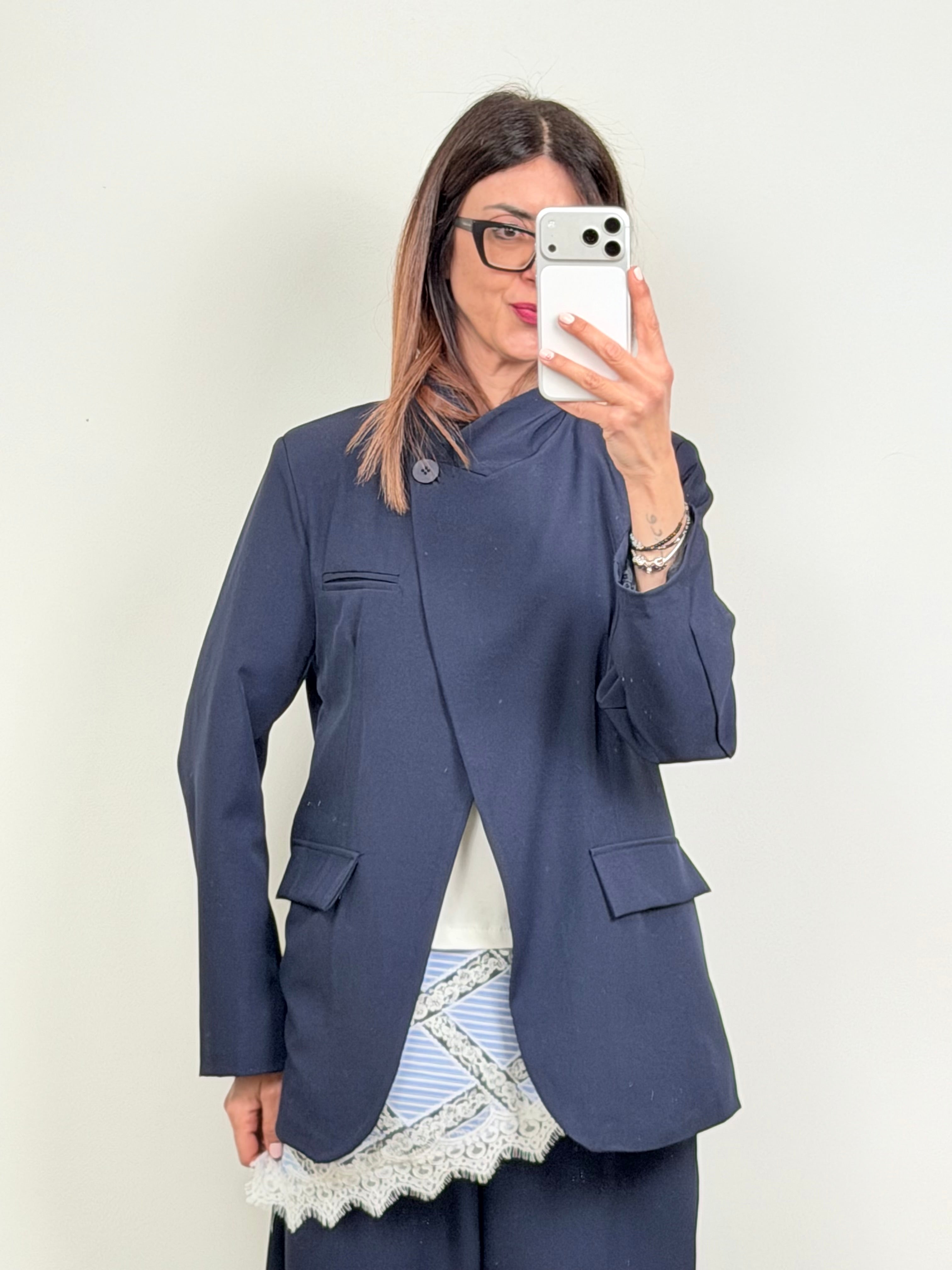 Blazer Leon blu
