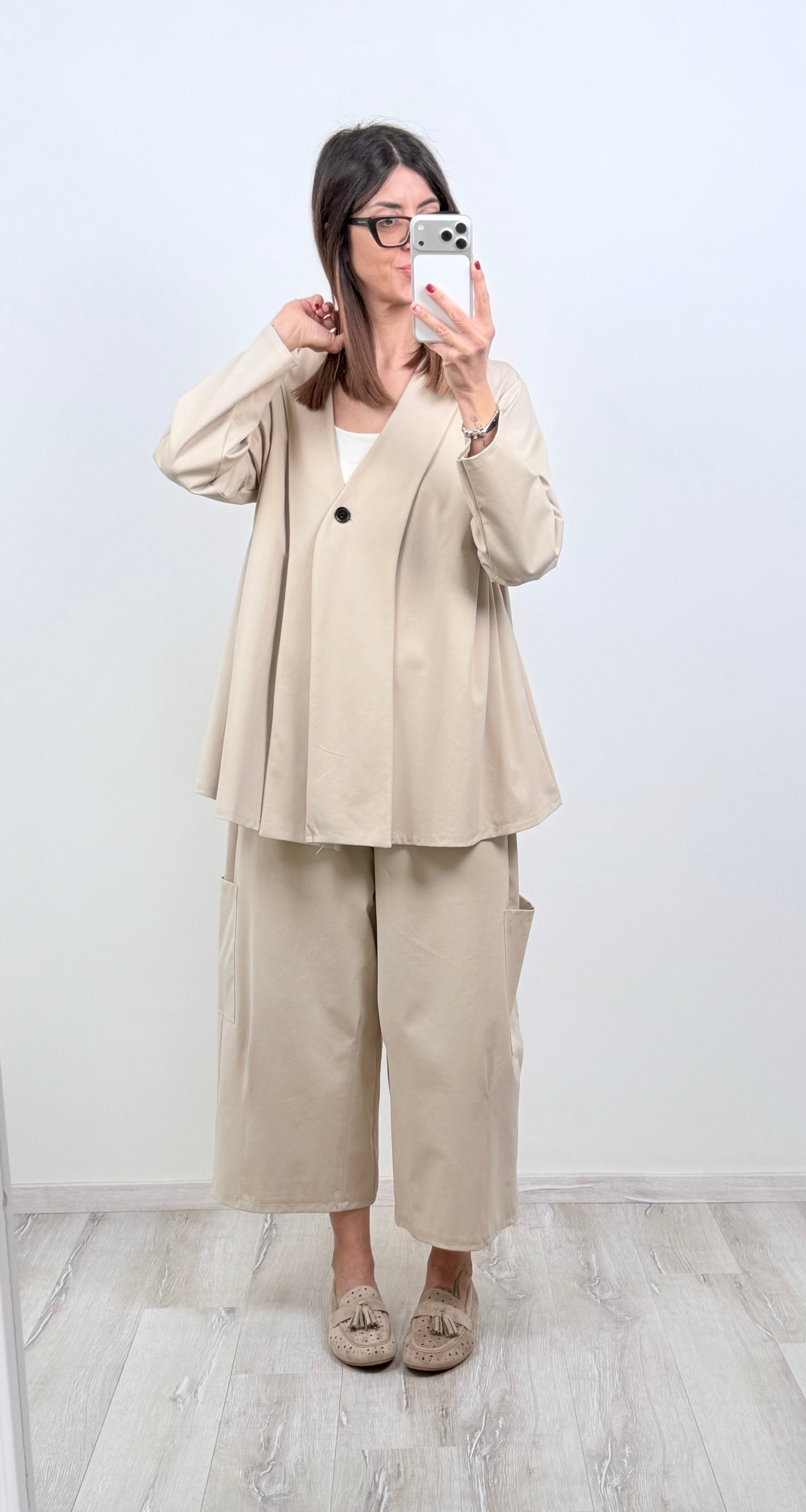 Tailleur Seul sabbia