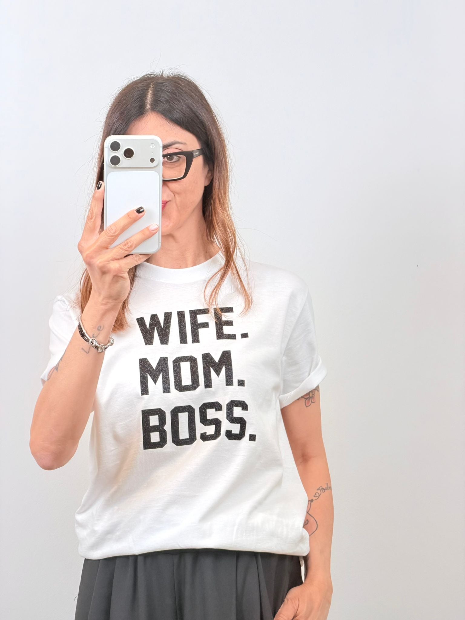 T-shirt Wife. Mom. Boss.