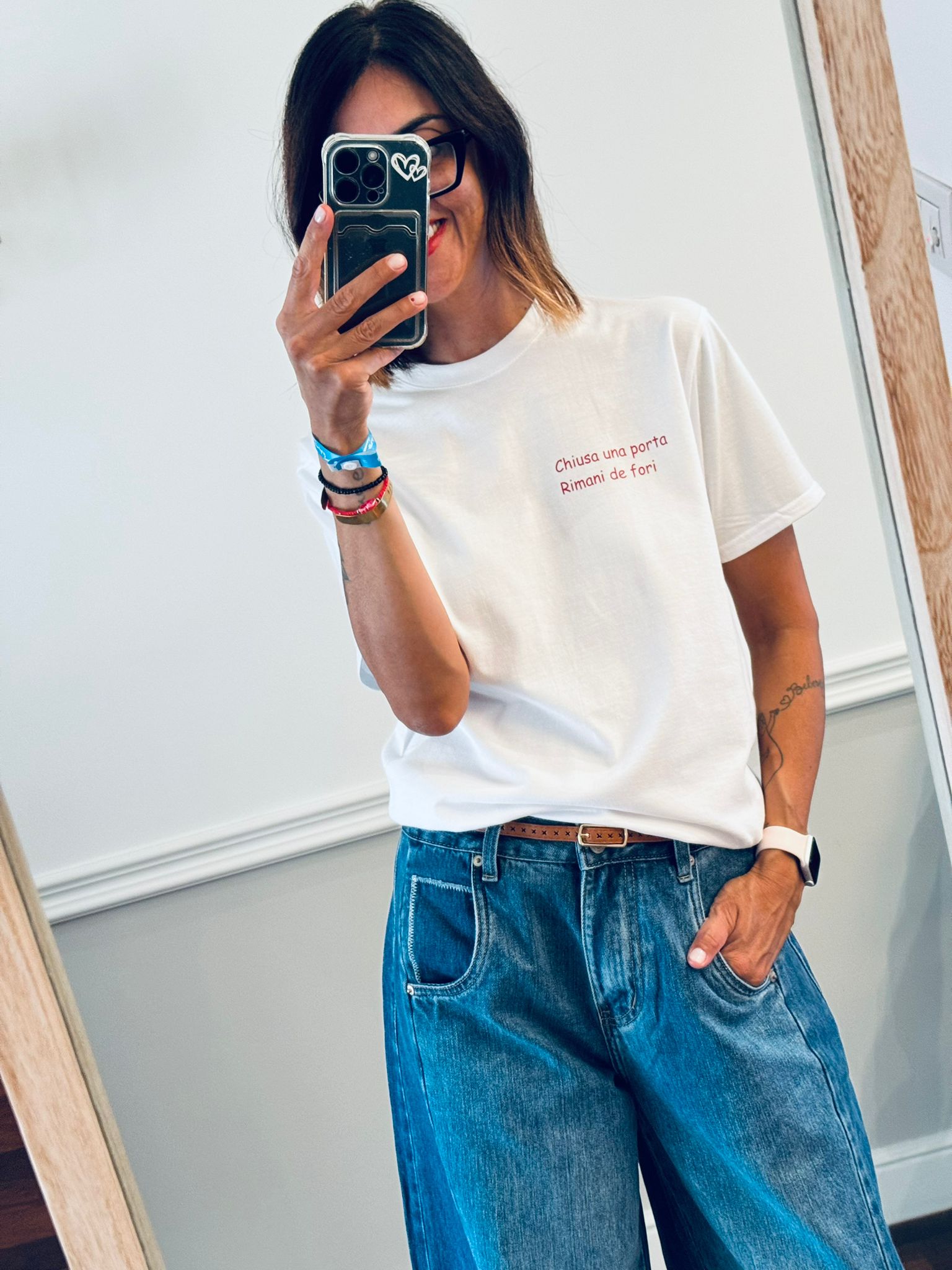 T-shirt Chiusa una porta rimani de fori