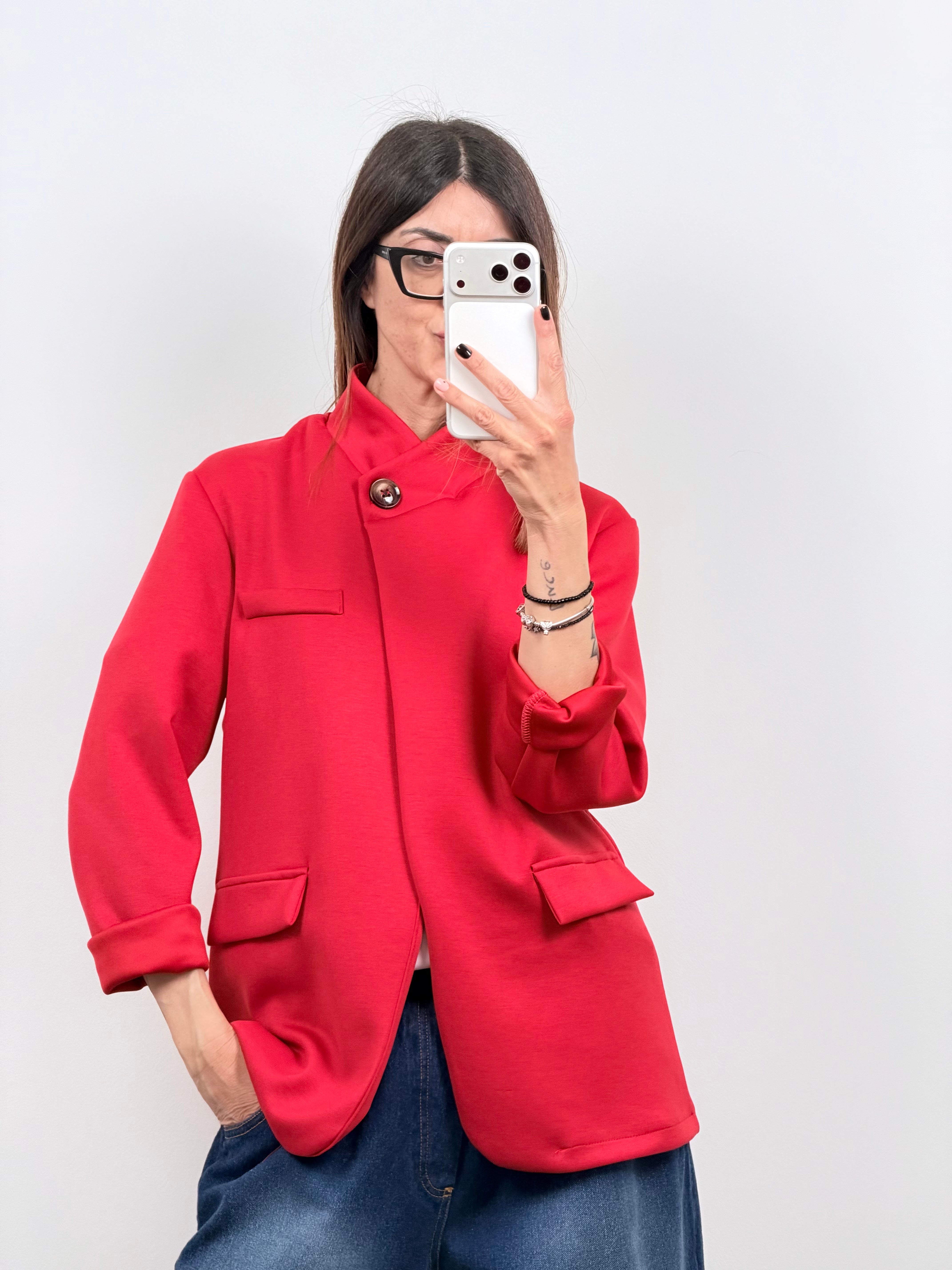 Blazer Nottingham rosso