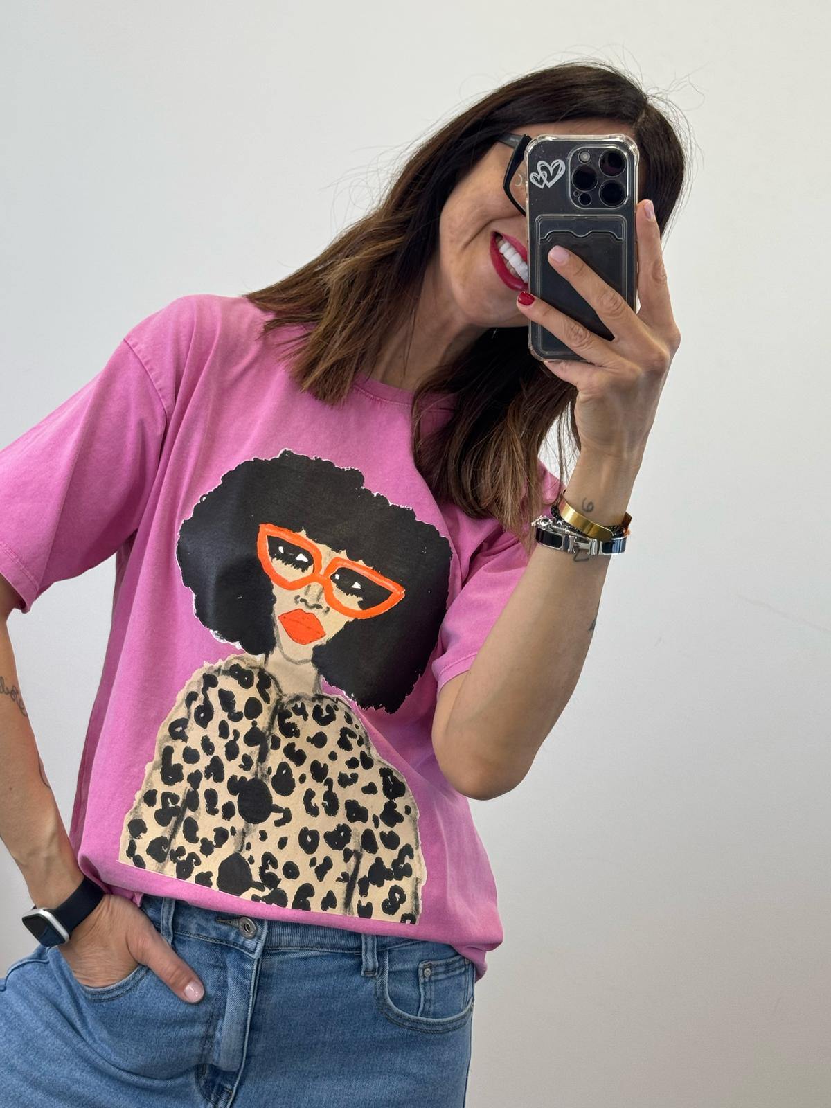 T-shirt Foxy per gli amici Franca