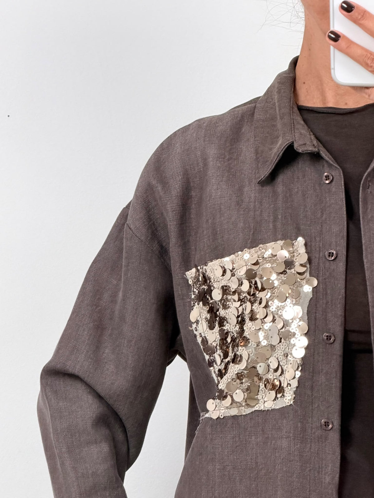 Camicia Denim Glowing