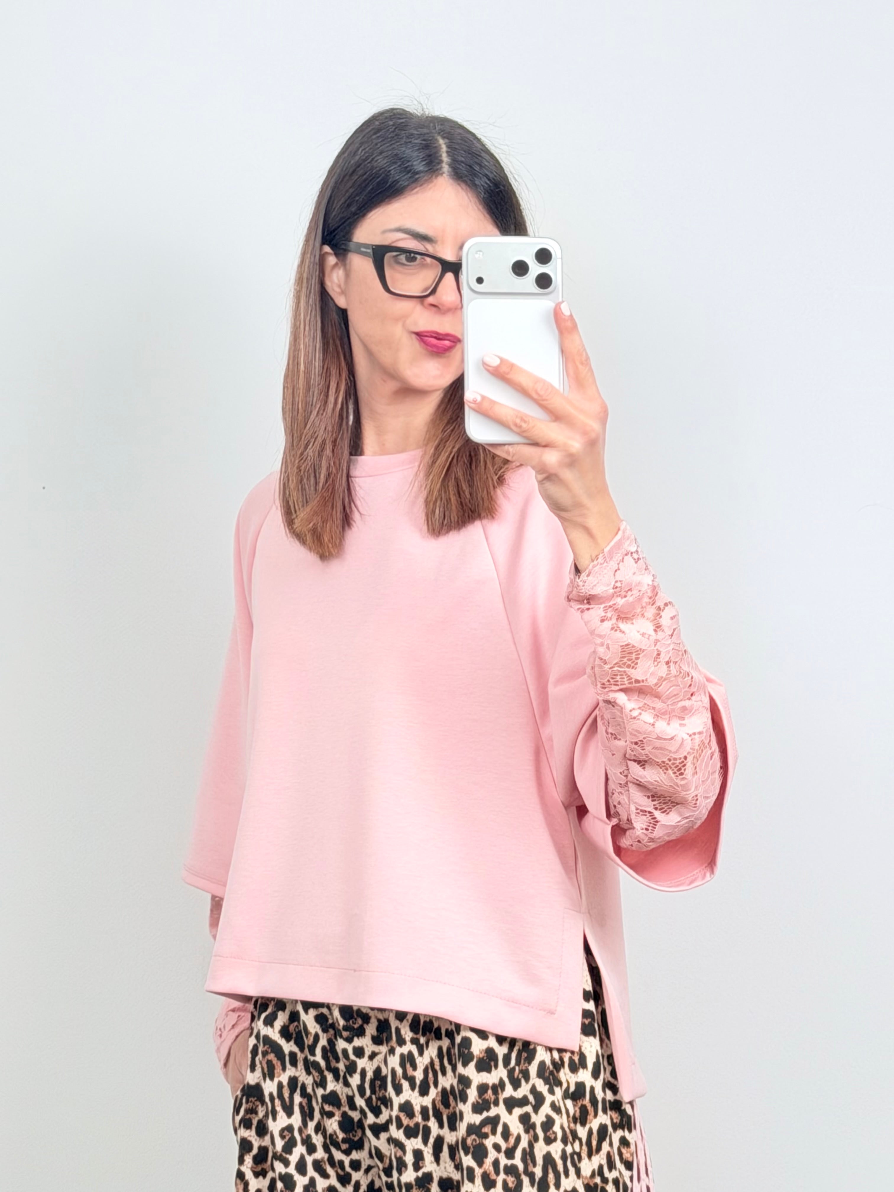 Felpa Gallipoli rosa