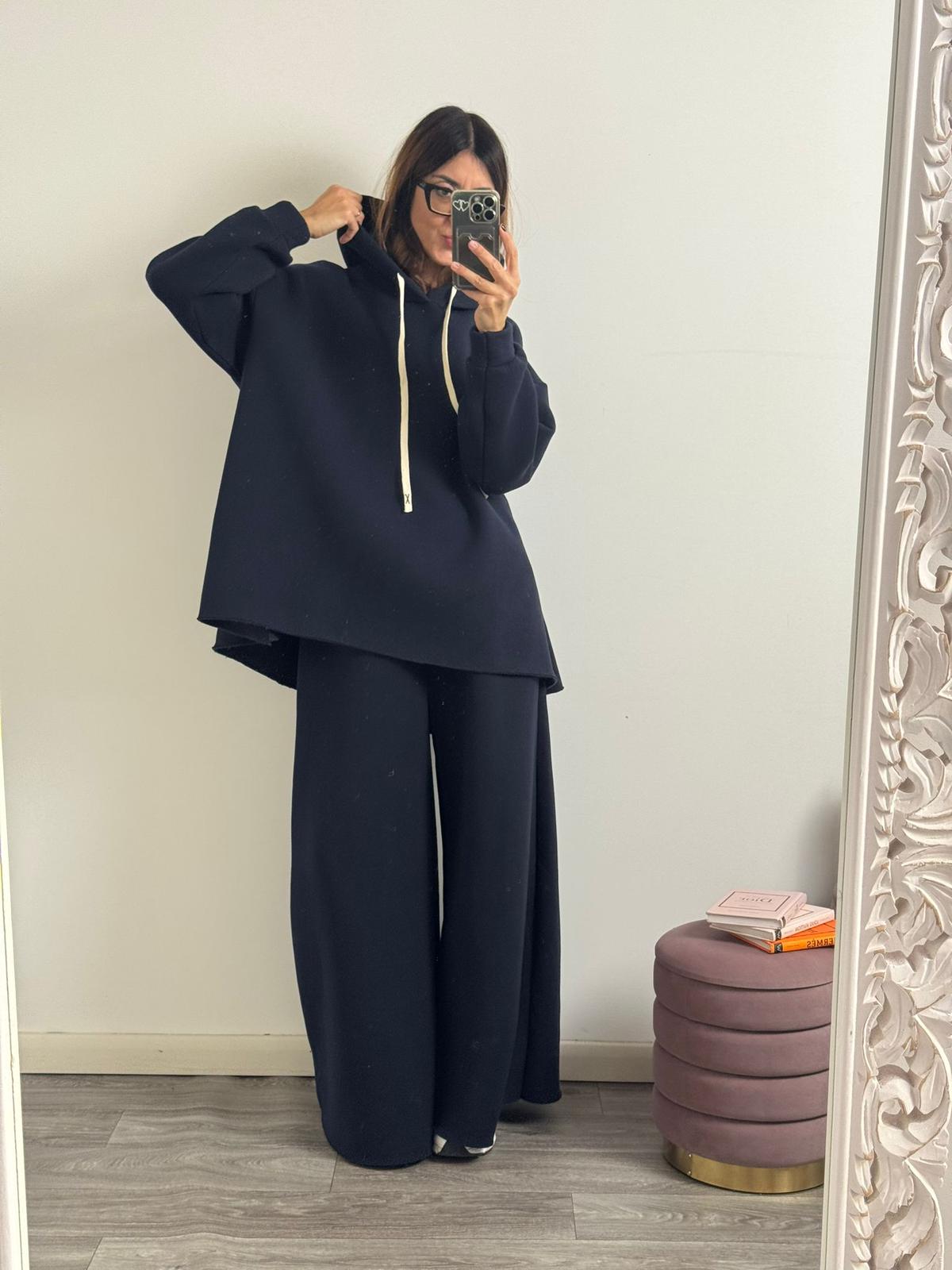 Felpa Street con cappuccio felpato SET MONDIALE