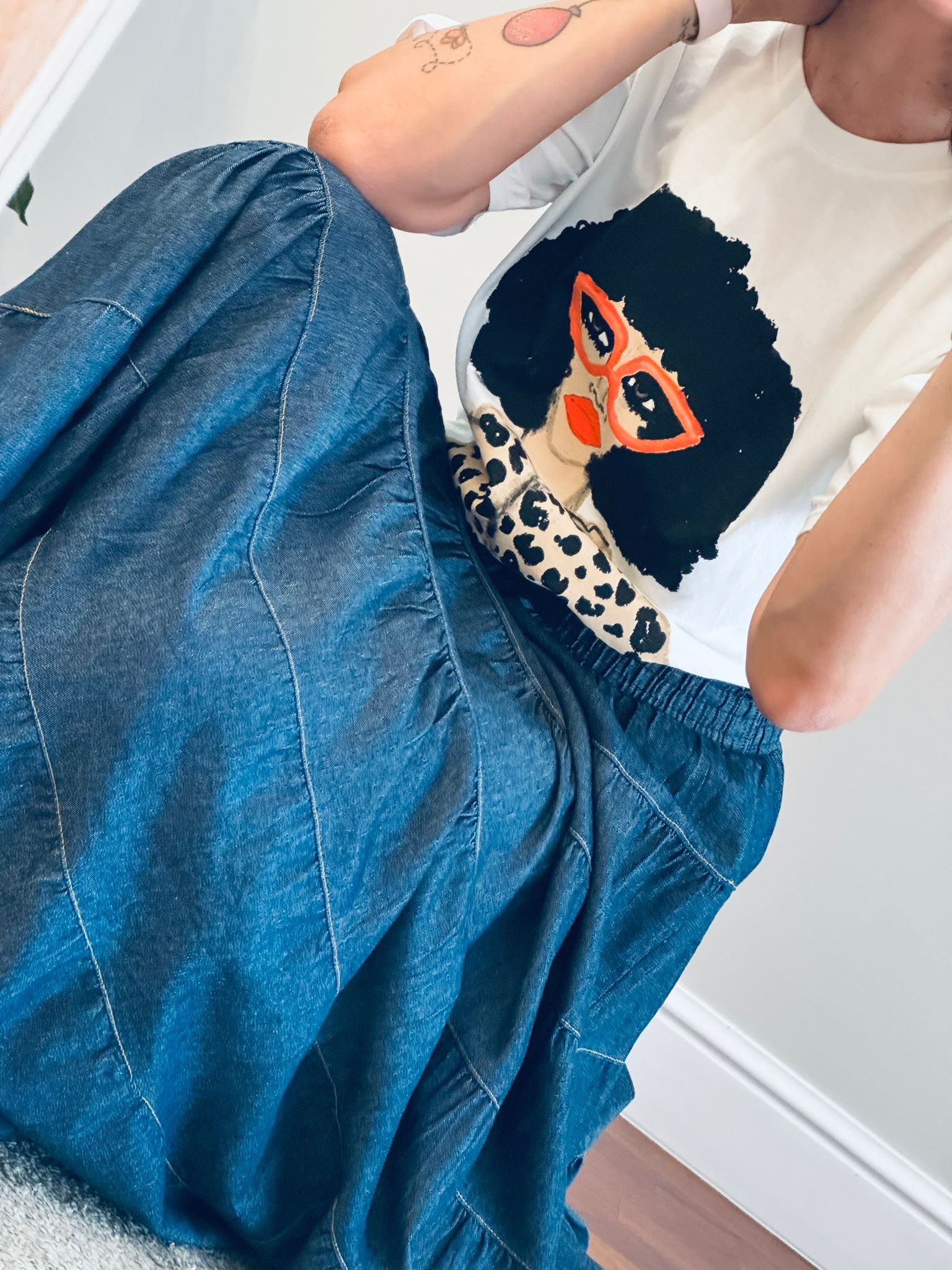 T-shirt Foxy per gli amici Franca