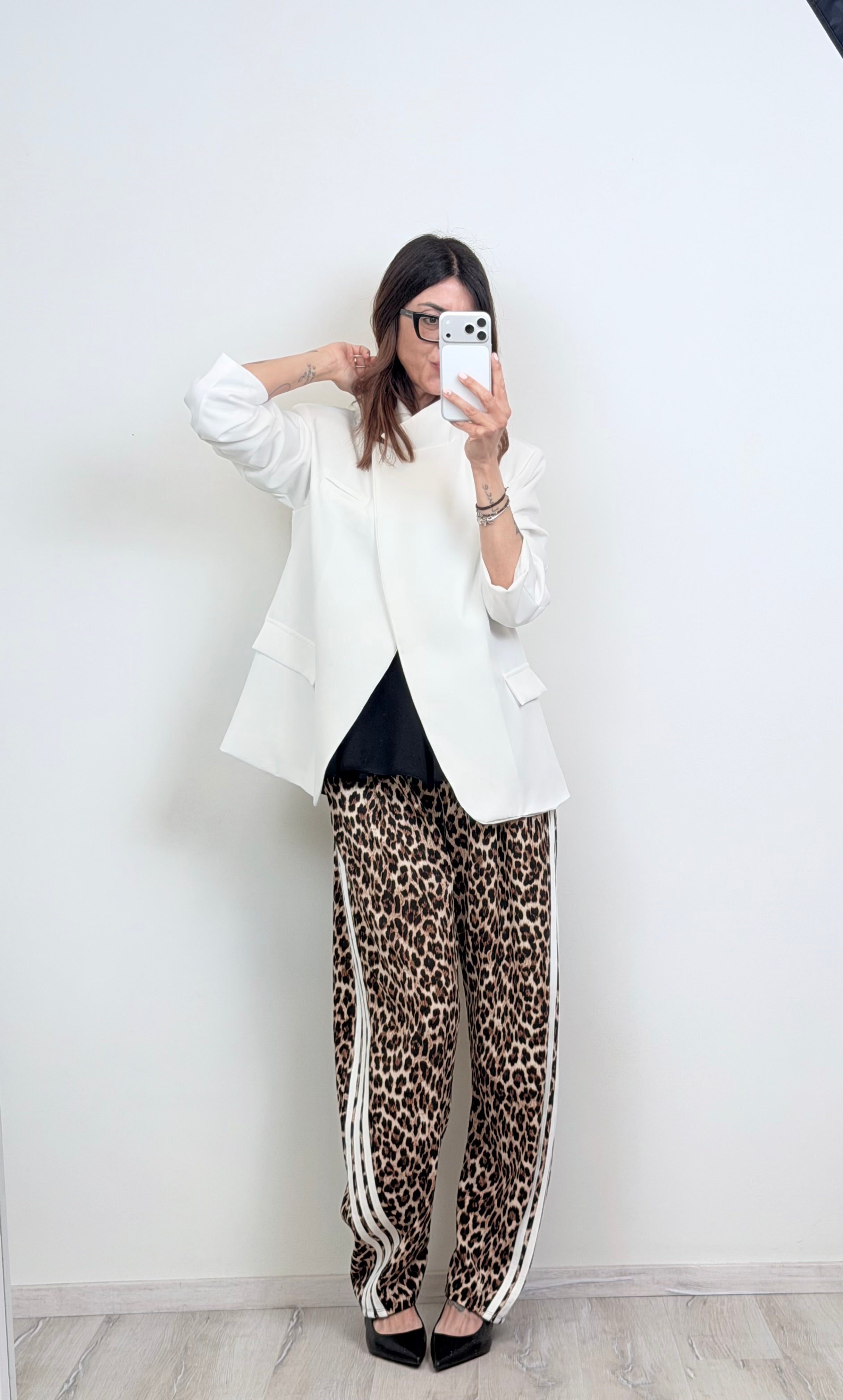 Blazer Leon bianco