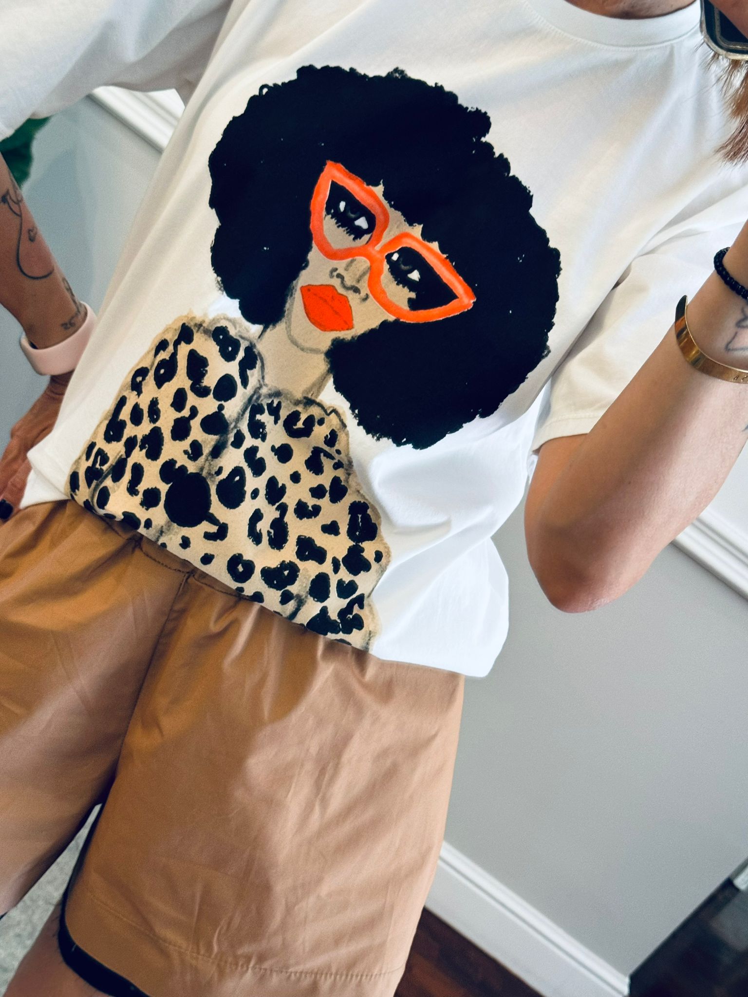 T-shirt Foxy per gli amici Franca