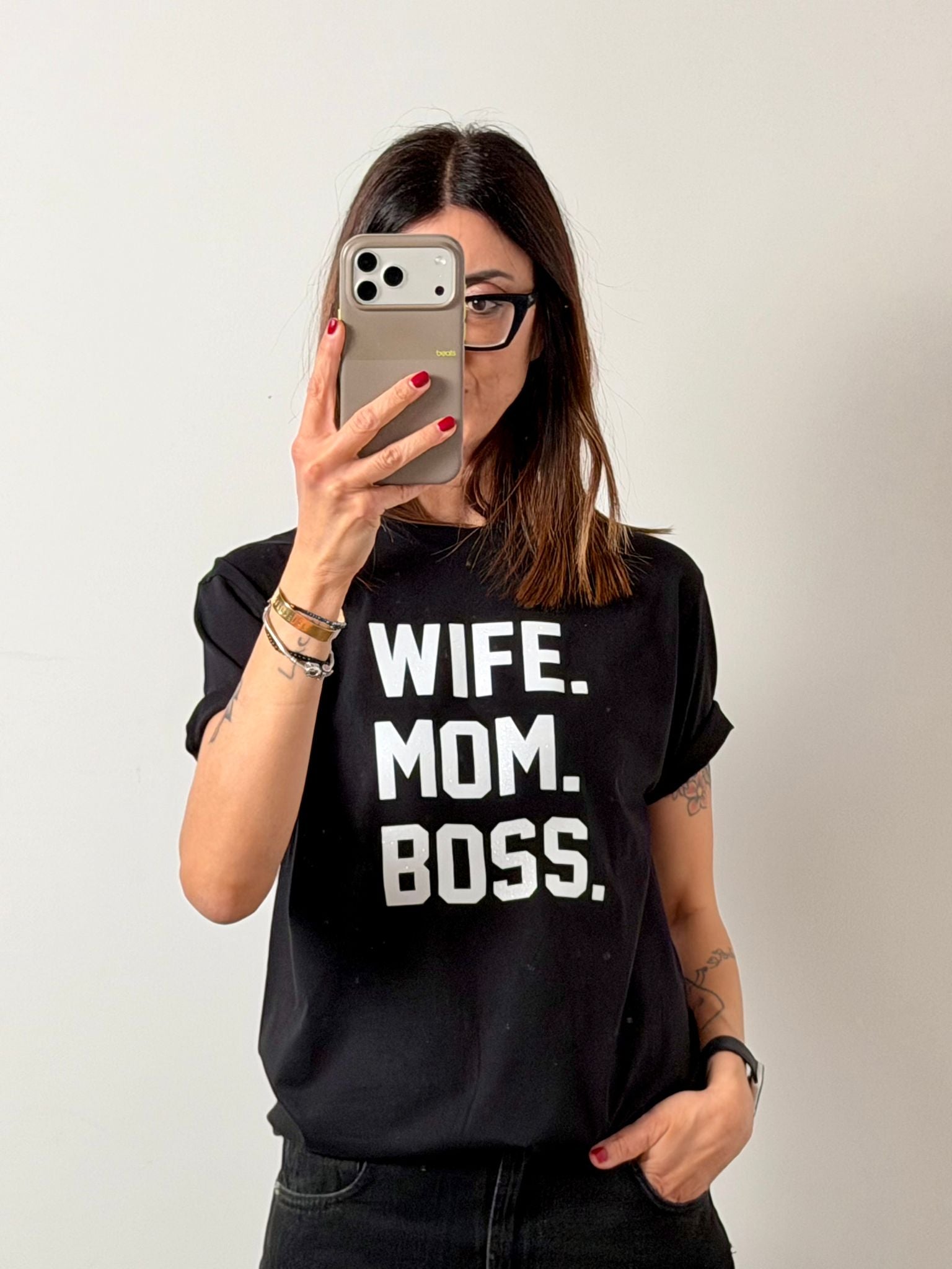 T-shirt Wife. Mom. Boss.