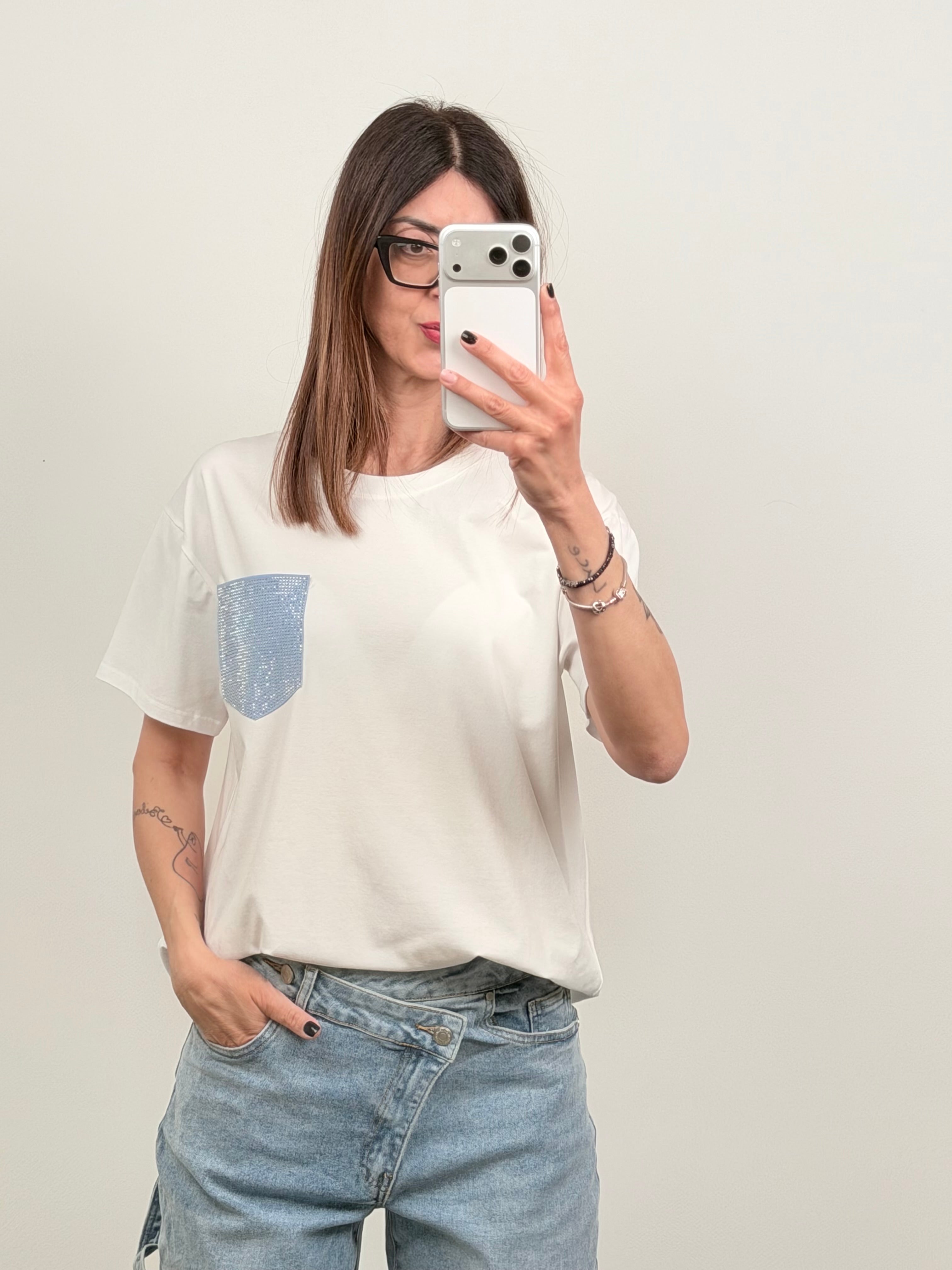T-shirt Zante celeste
