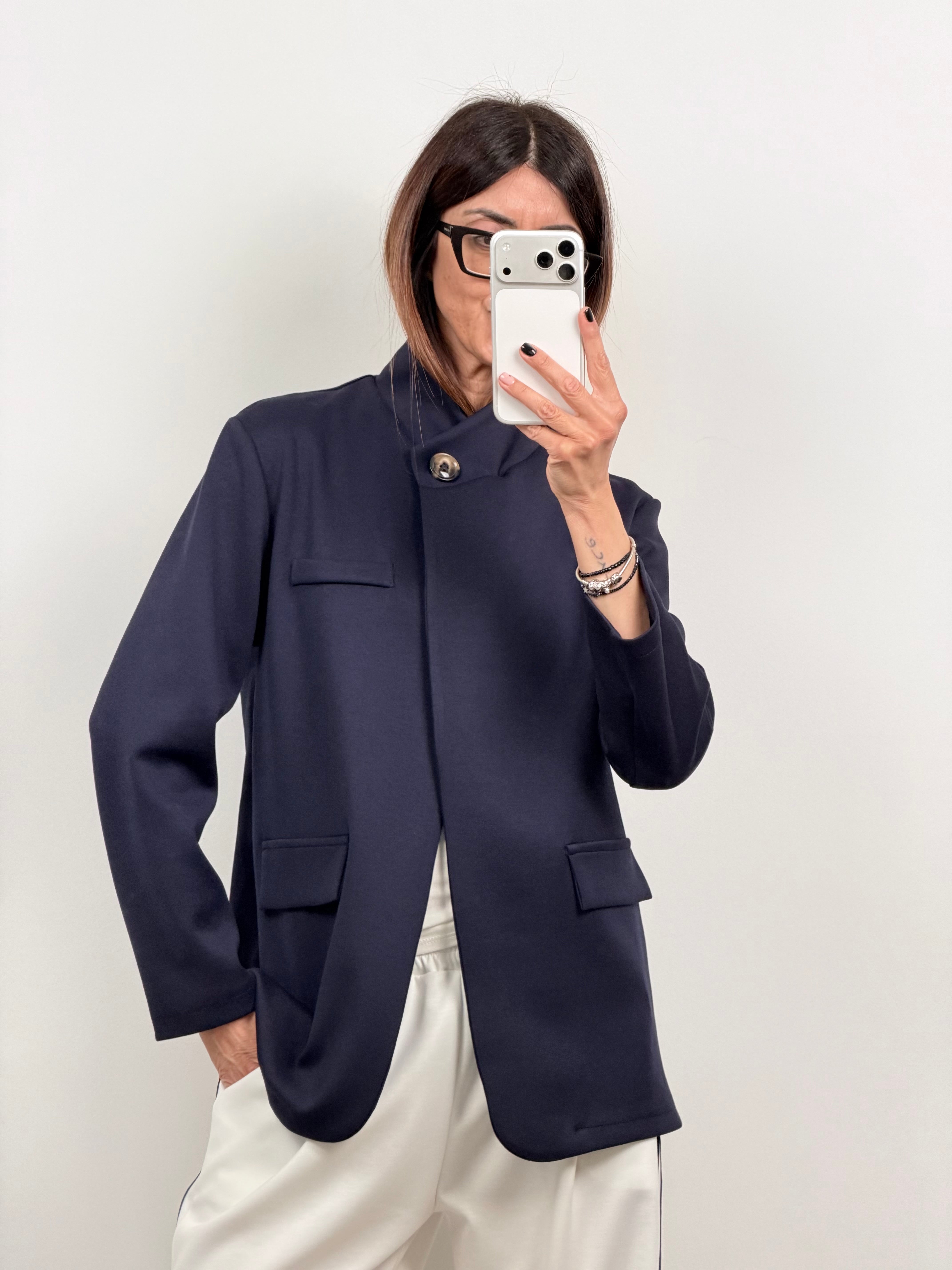 Blazer Nottingham blu