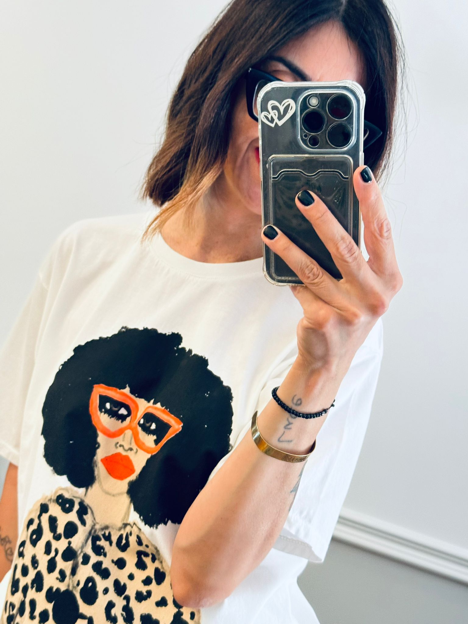 T-shirt Foxy per gli amici Franca