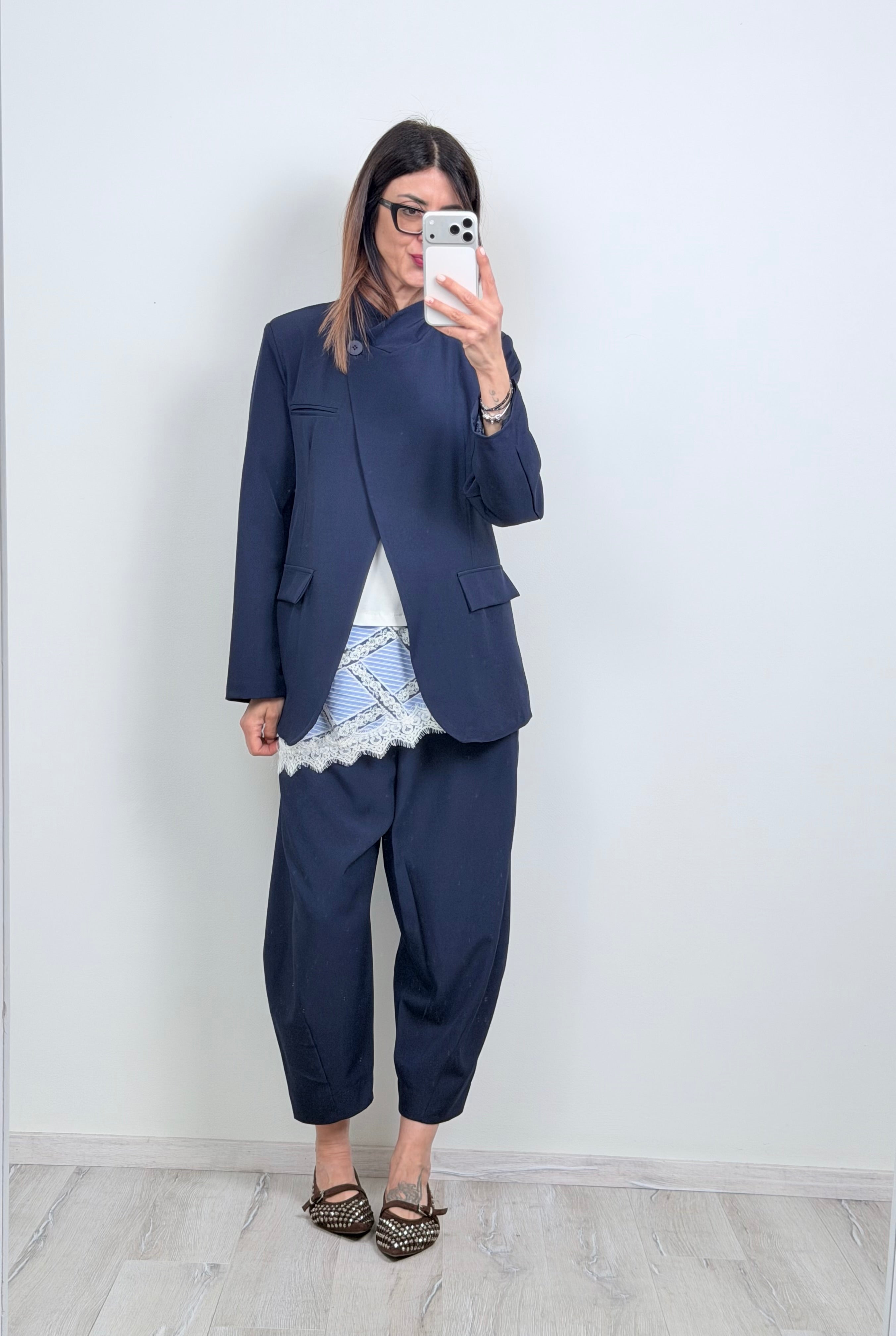 Blazer Leon blu