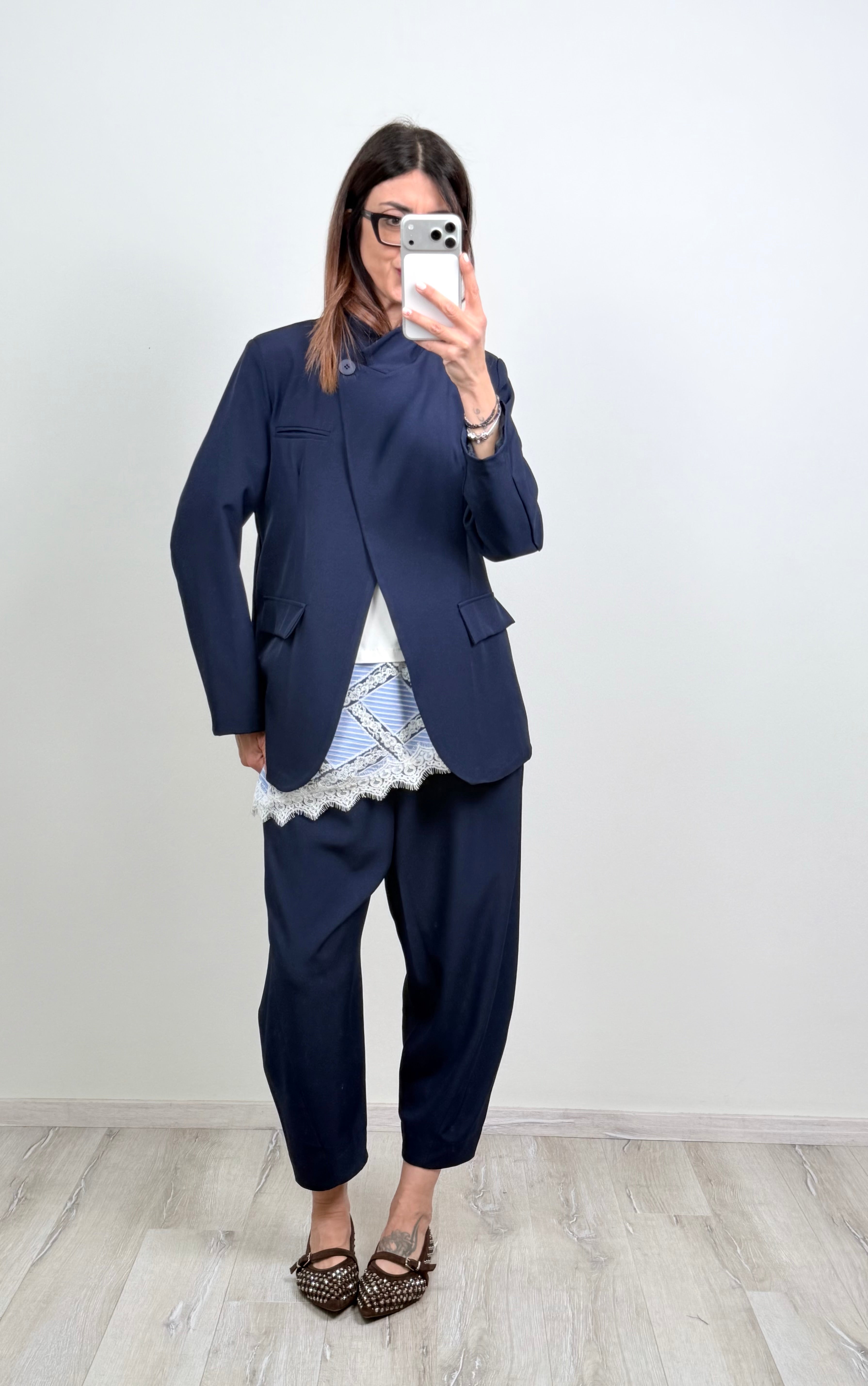 Blazer Leon blu