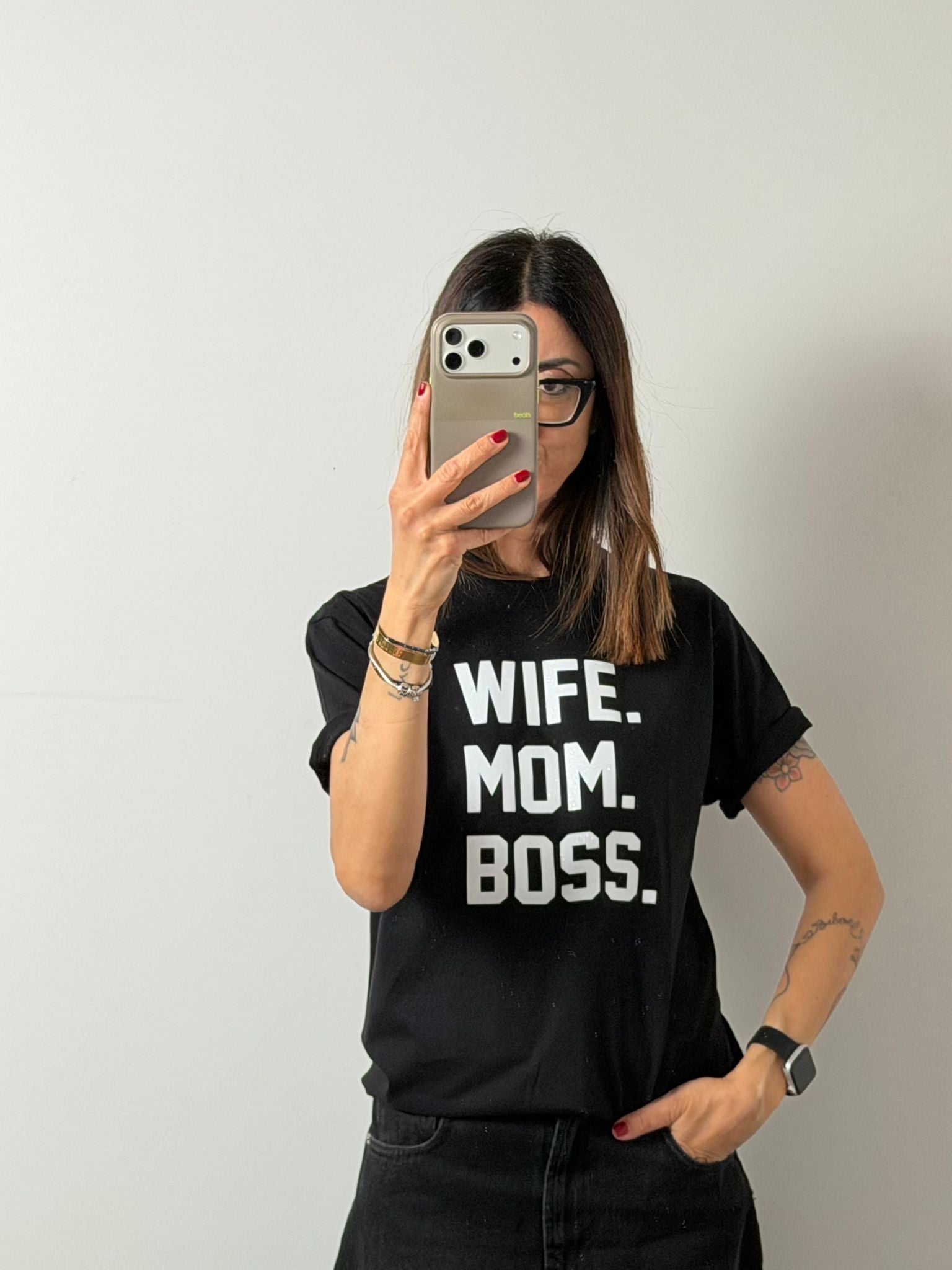 T-shirt Wife. Mom. Boss.