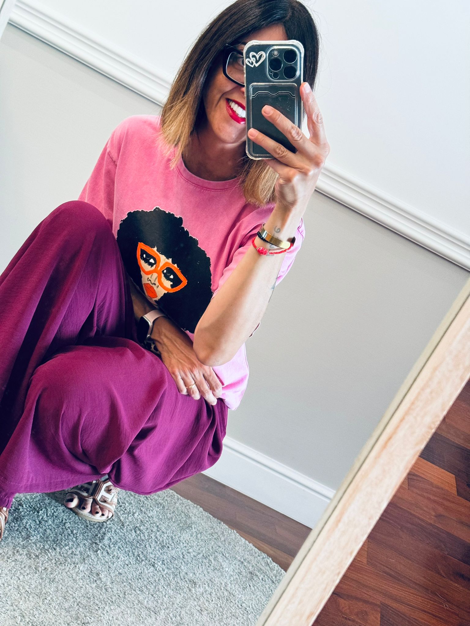 T-shirt Foxy per gli amici Franca