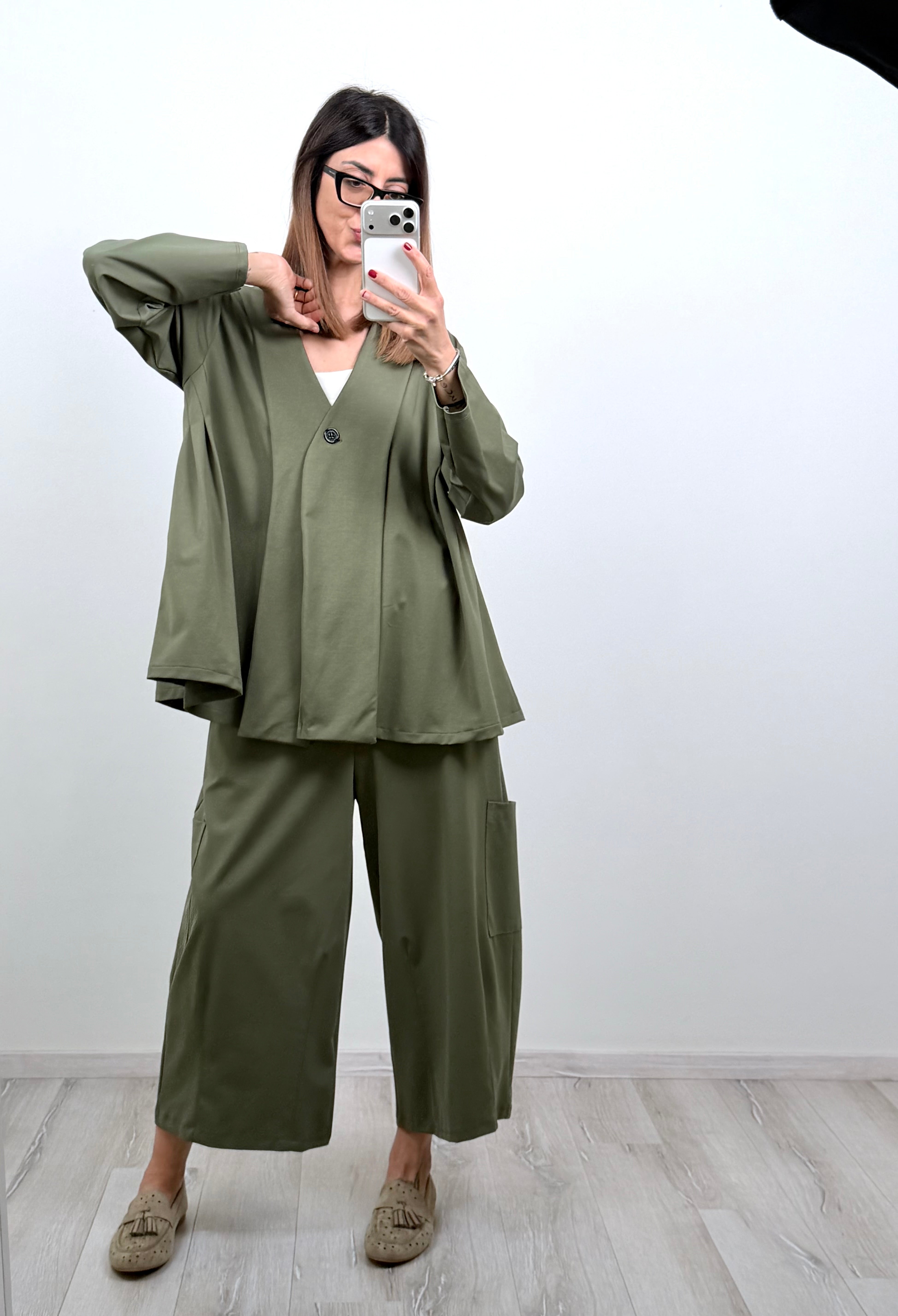 Tailleur Seul verde