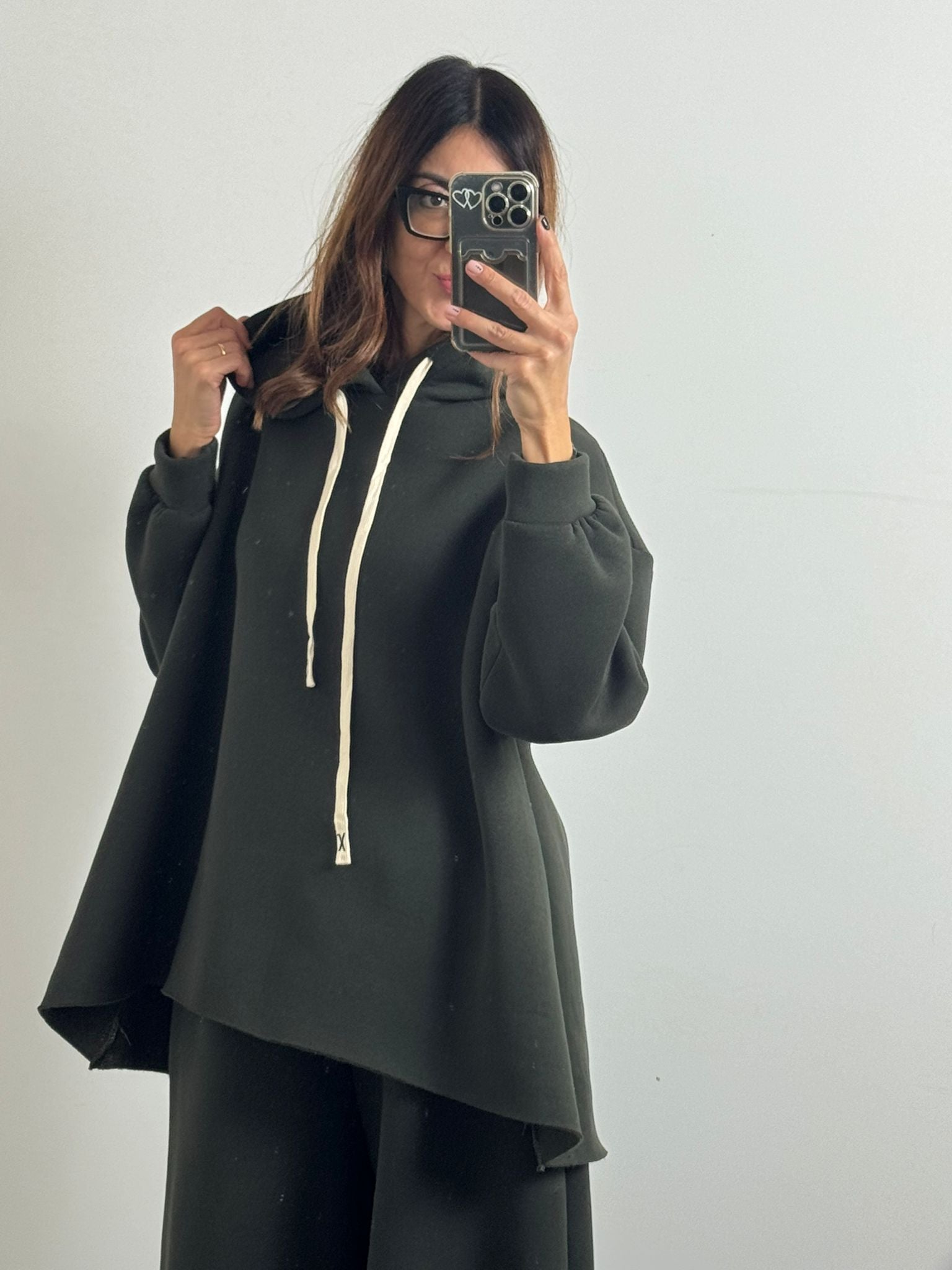 Felpa Street con cappuccio felpato in preordine