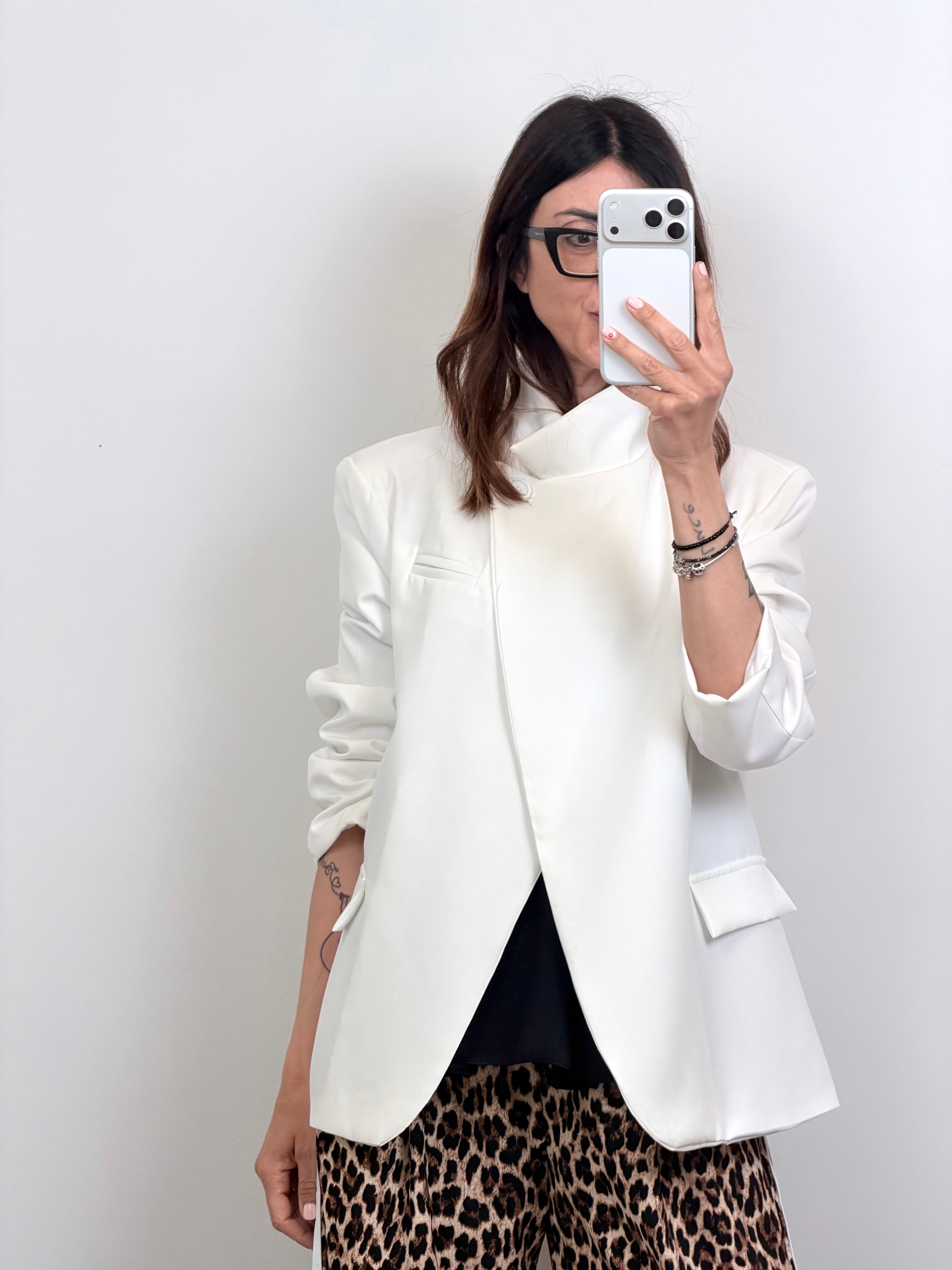 Blazer Leon bianco