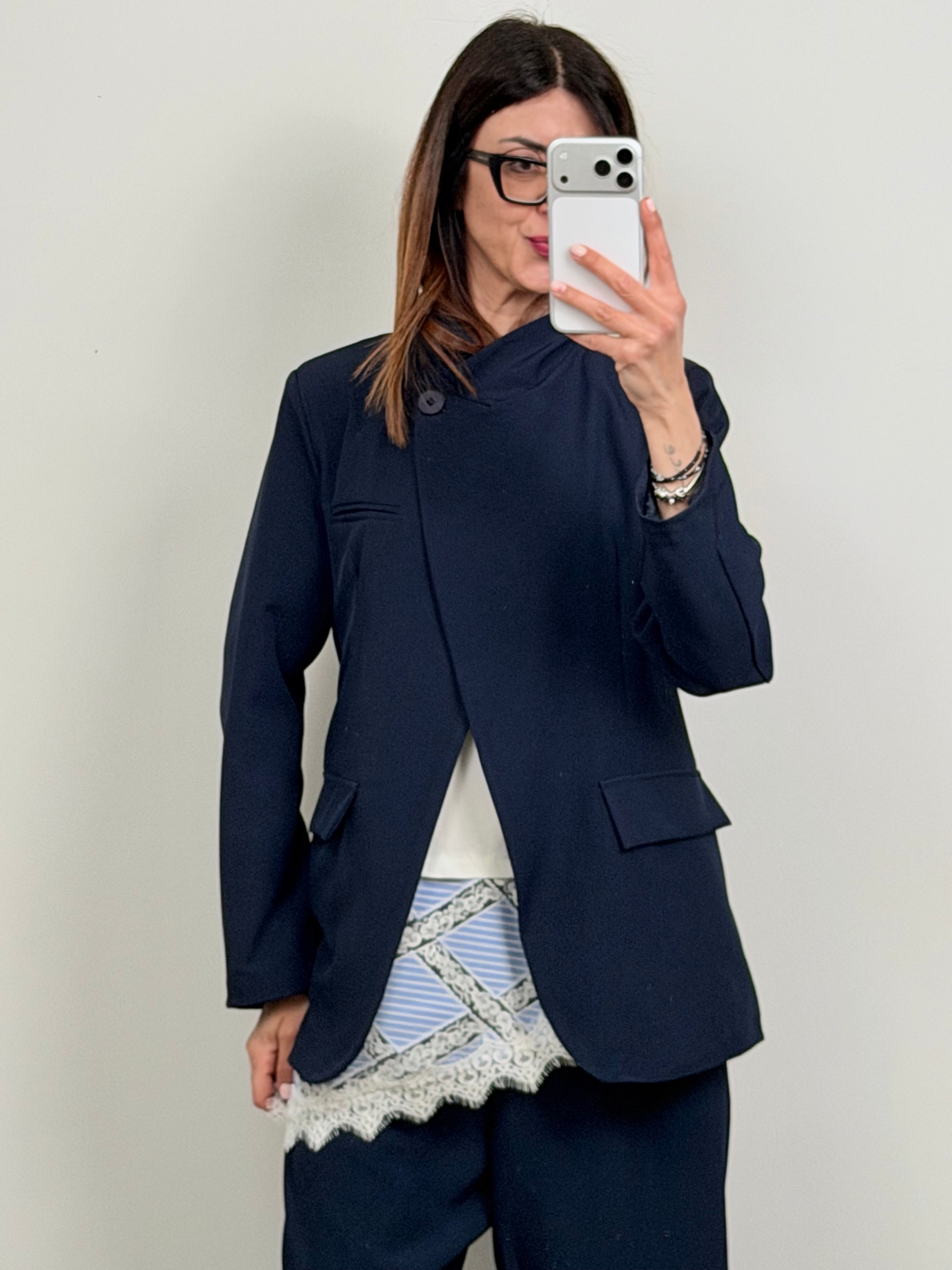 Blazer Leon blu