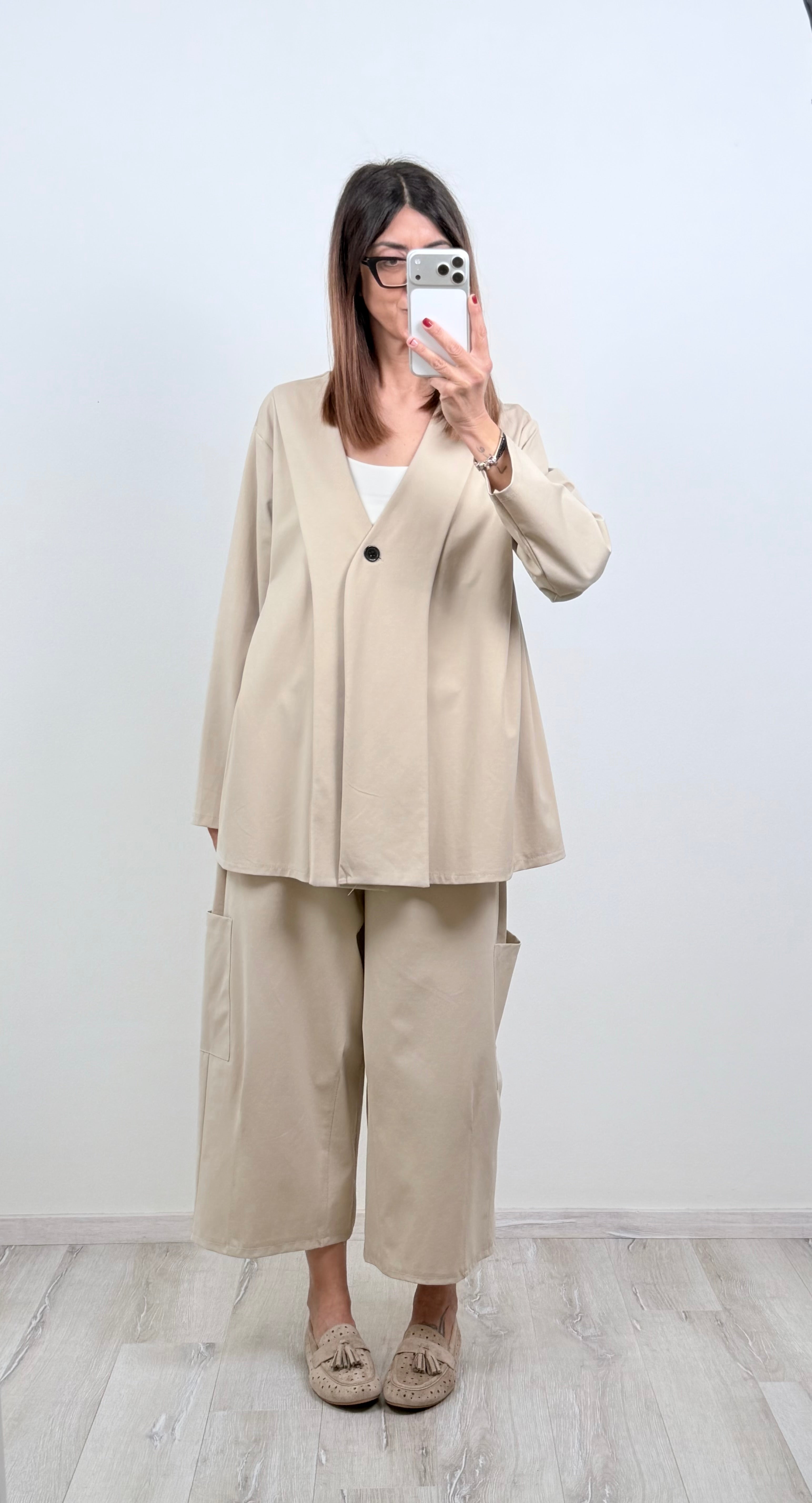 Tailleur Seul sabbia