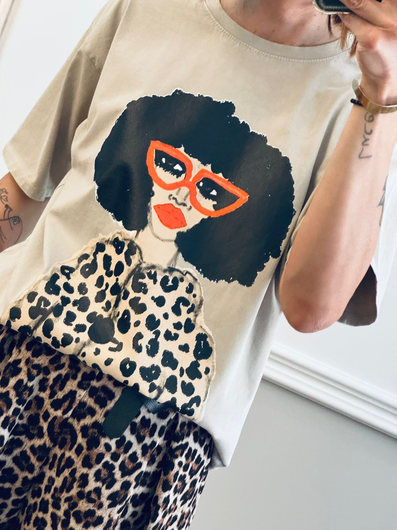 T-shirt Foxy per gli amici Franca
