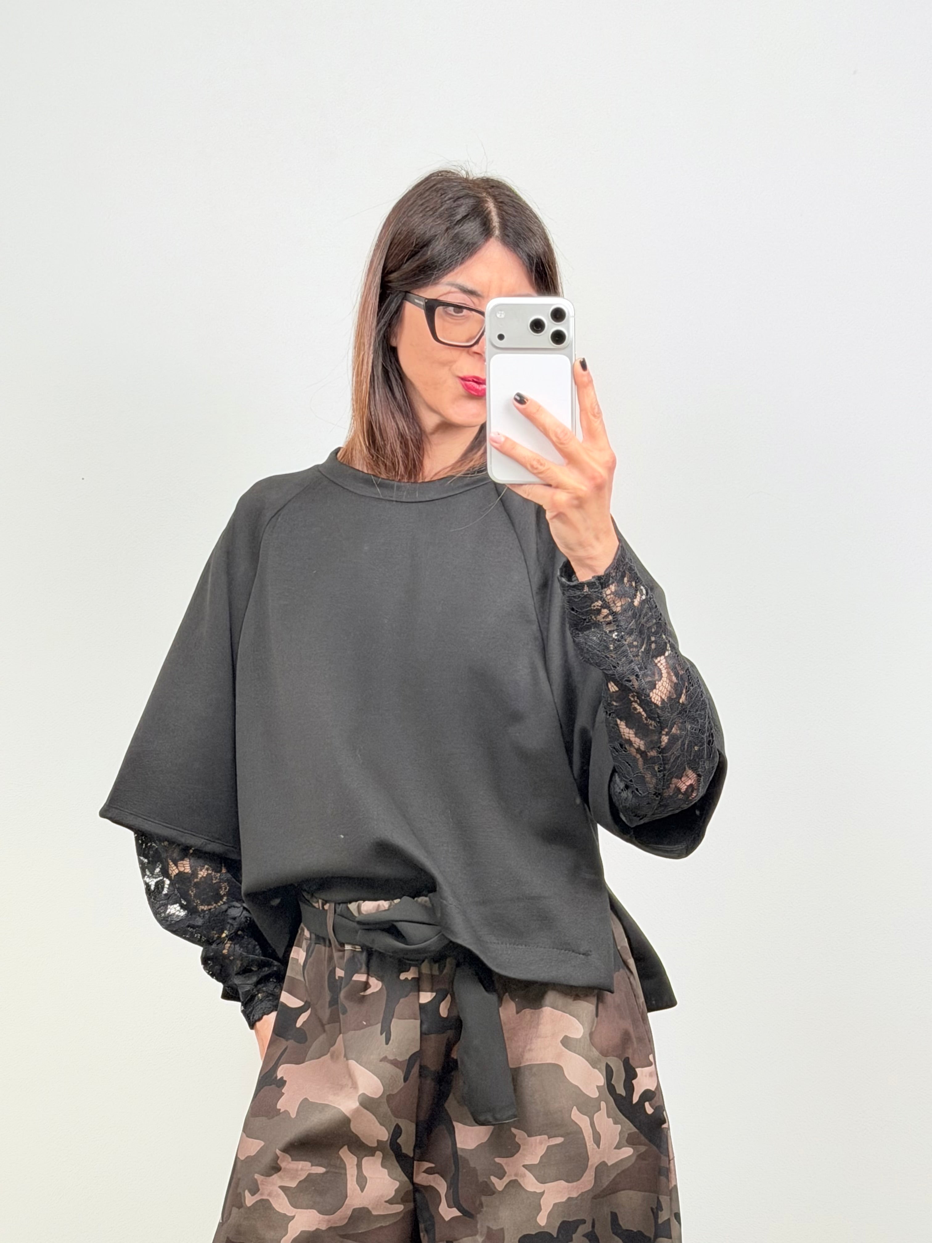 Felpa Gallipoli nera