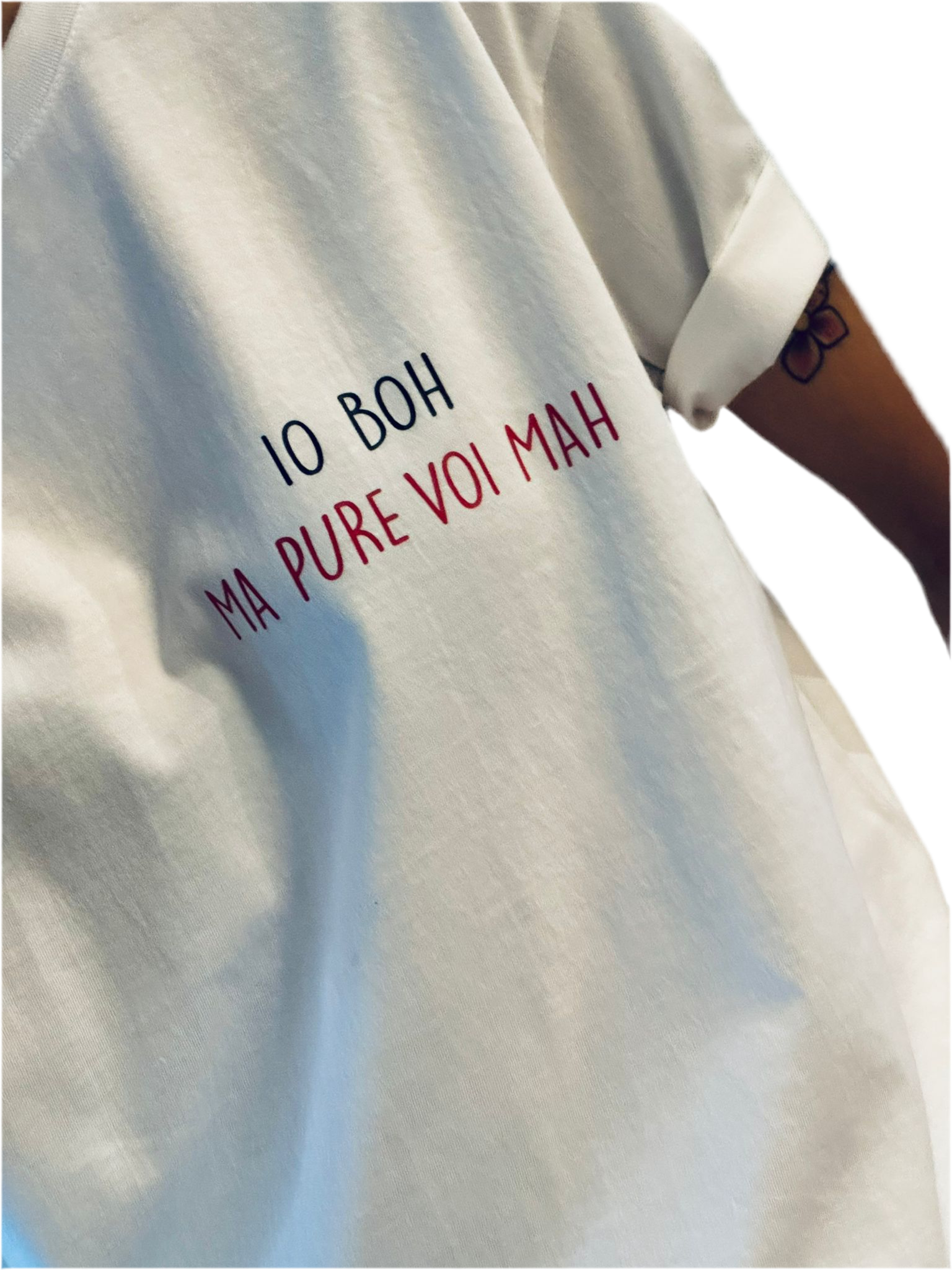 T-shirt IO BOH MA PURE VOI MAH