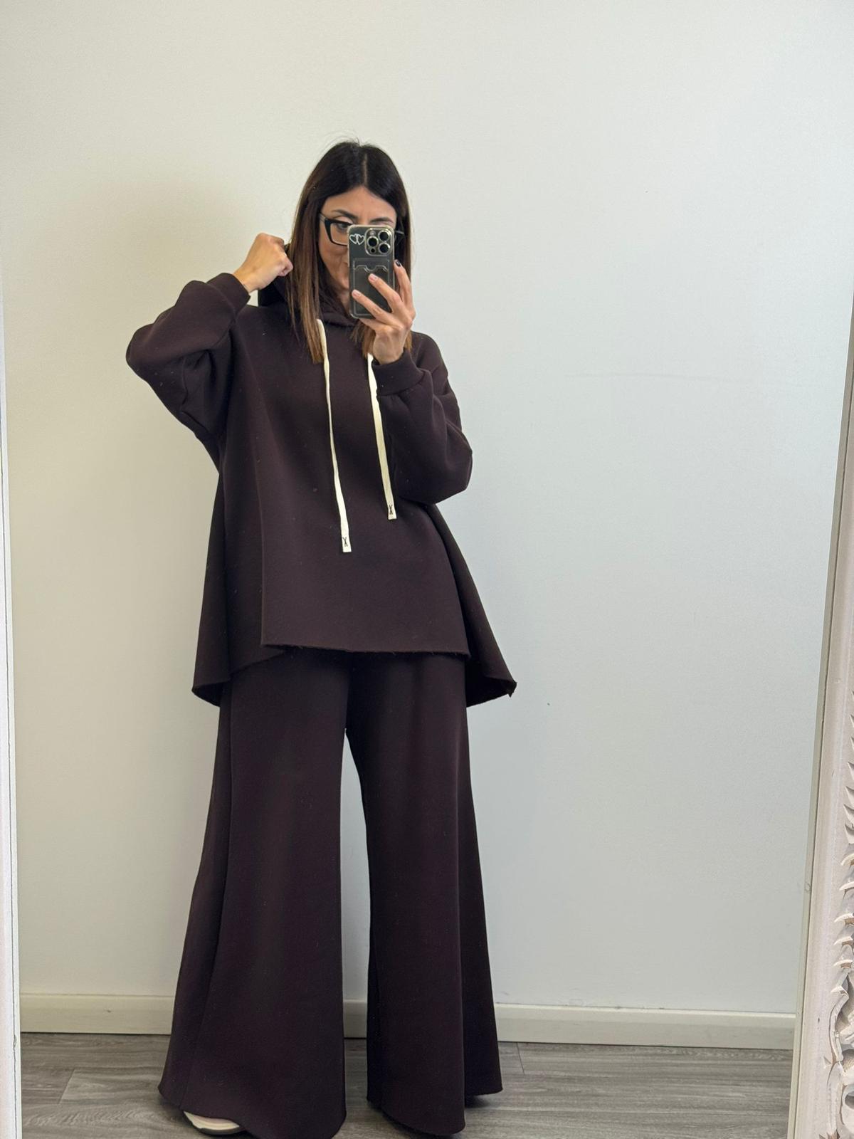 Felpa Street con cappuccio felpato SET MONDIALE