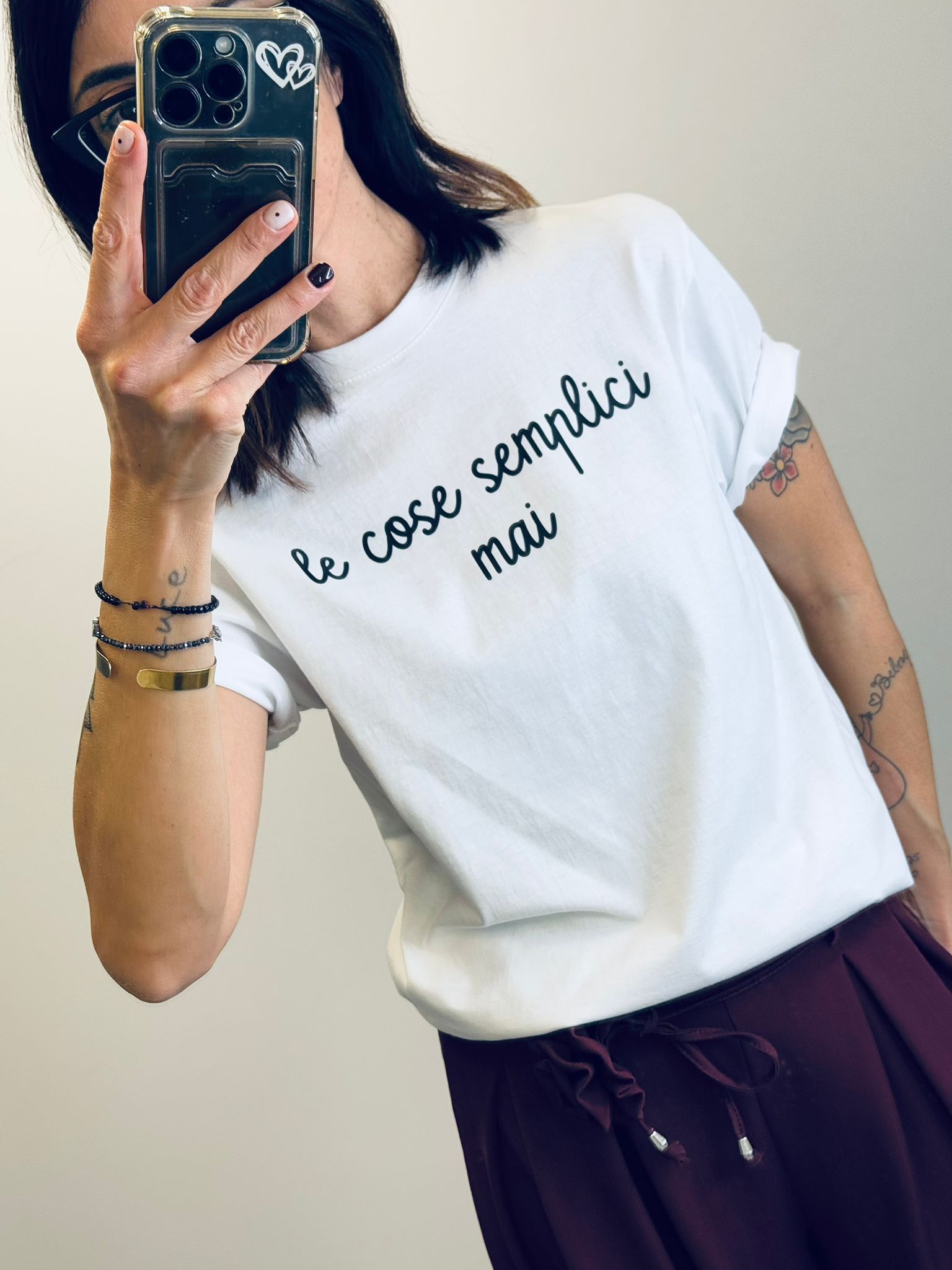 T-shirt Le cose semplici mai