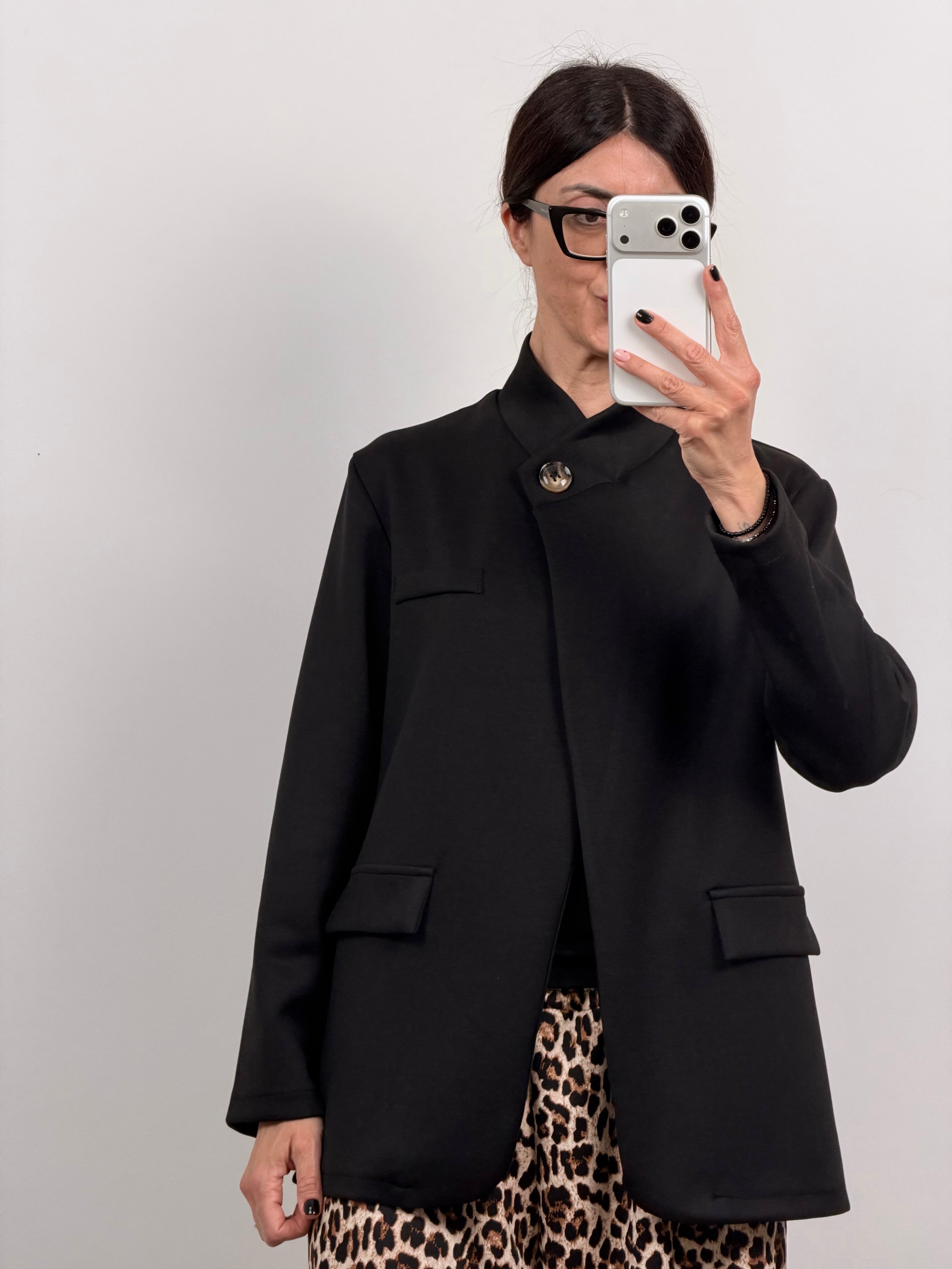 Blazer Nottingham nero