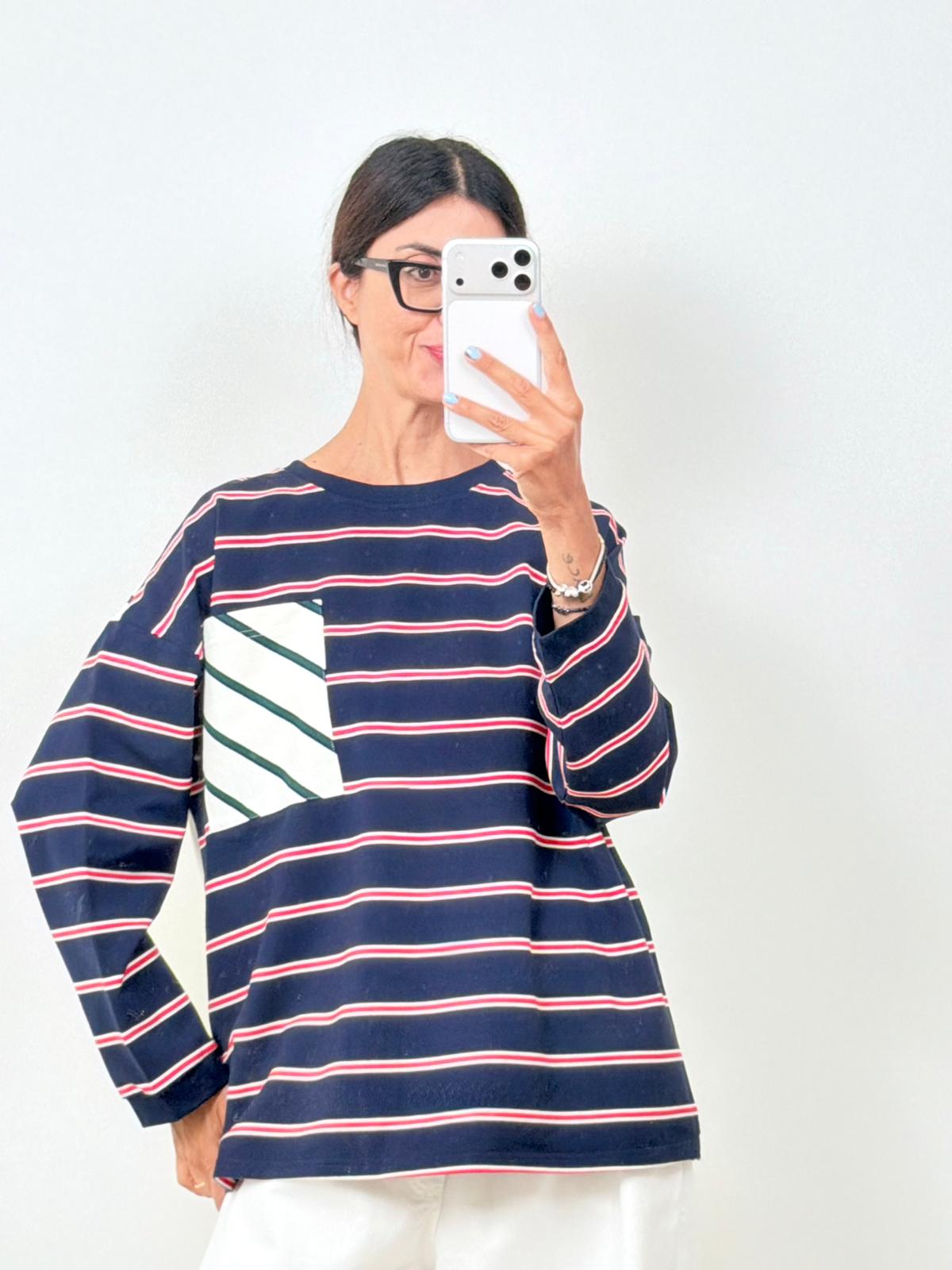 T-shirt manica lunga Stripes