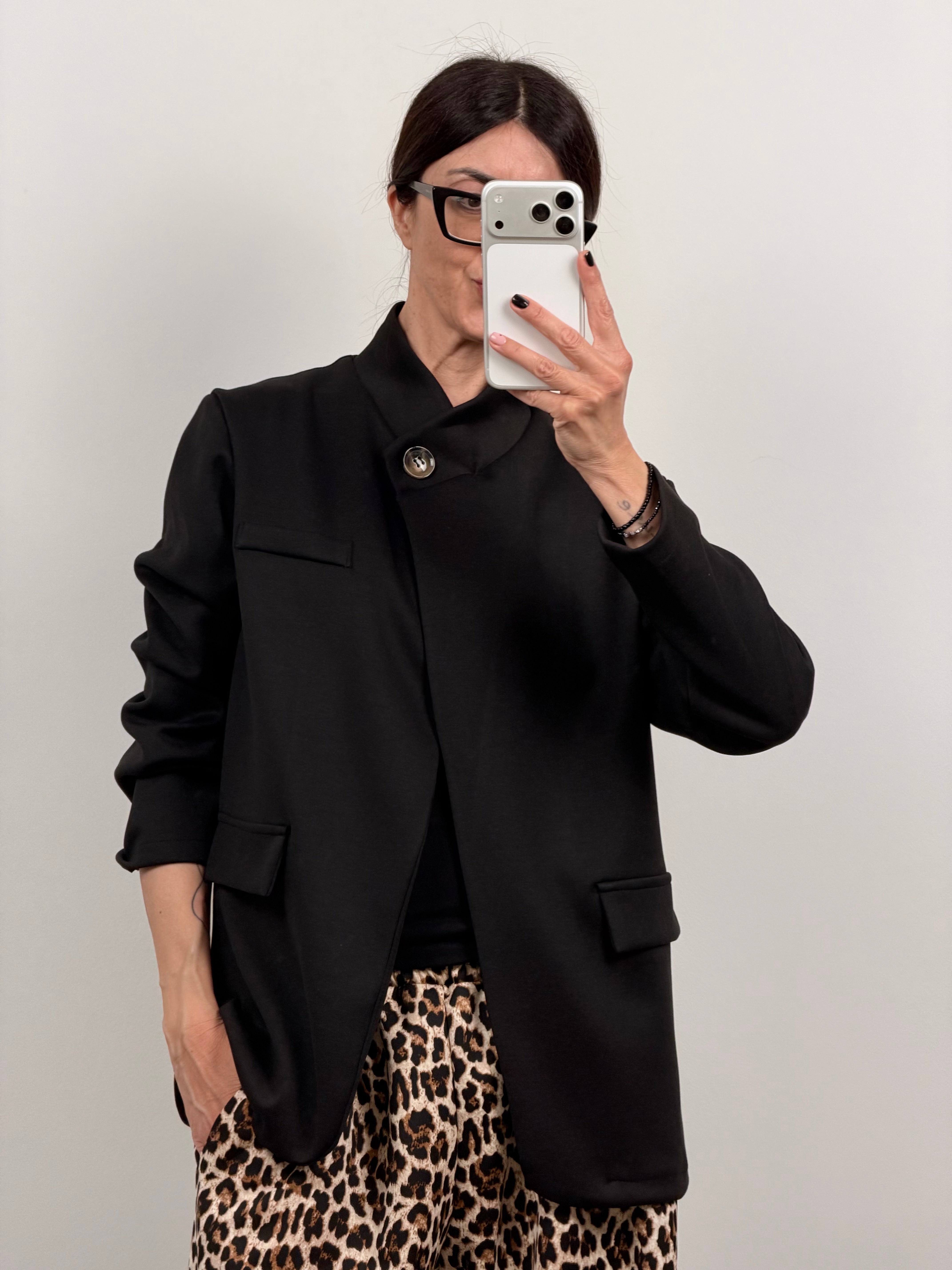 Blazer Nottingham nero