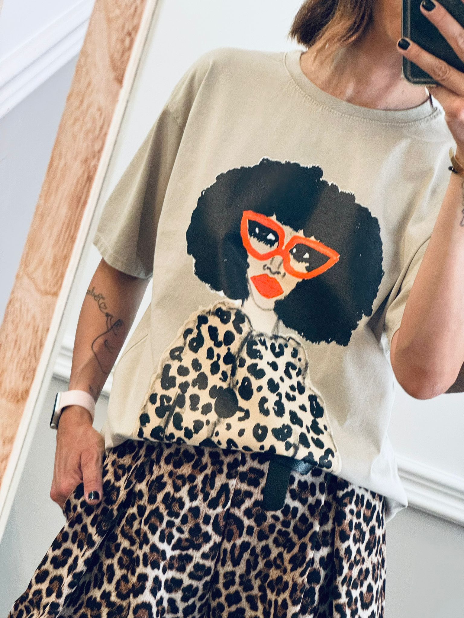 T-shirt Foxy per gli amici Franca