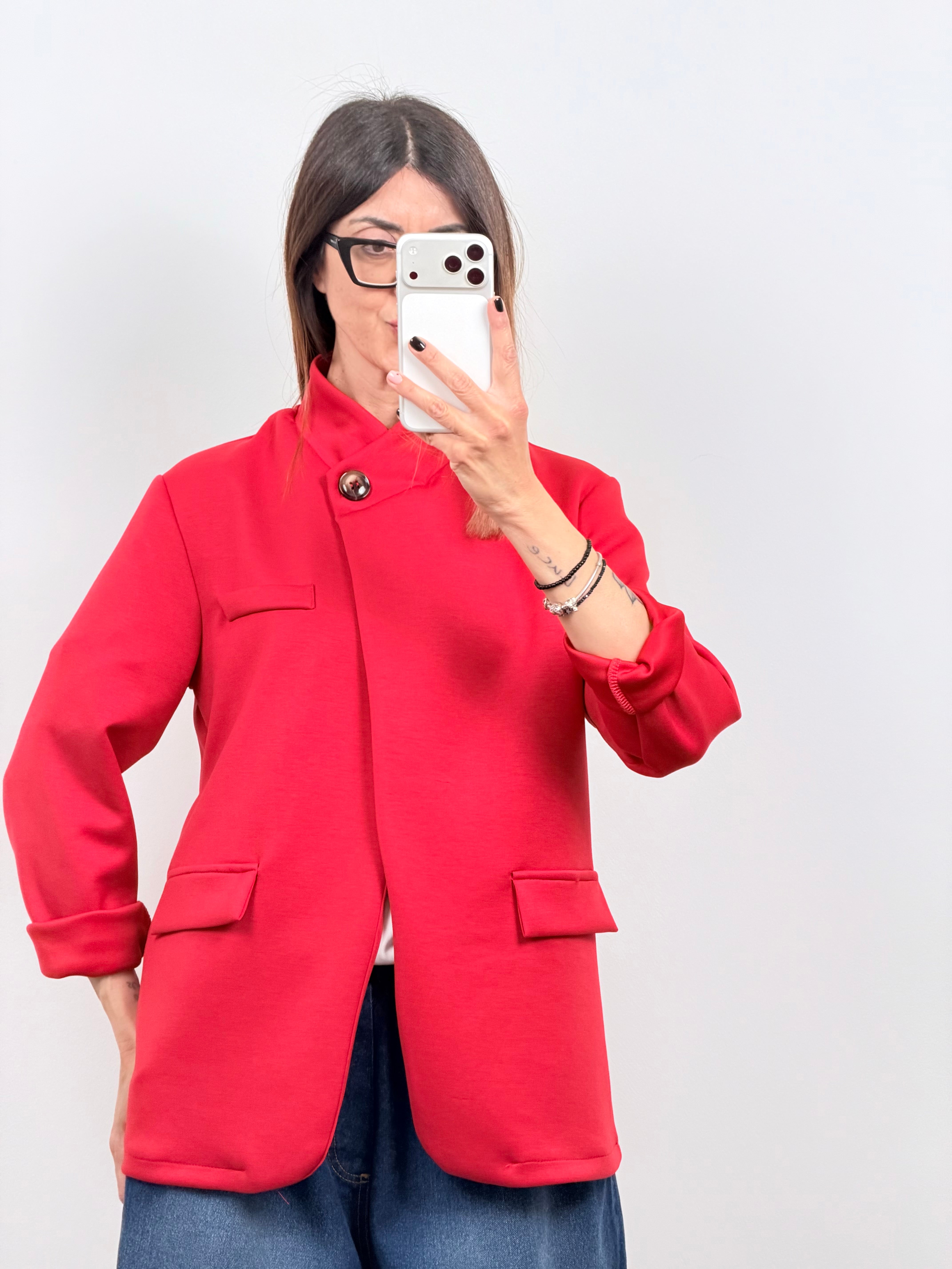 Blazer Nottingham rosso