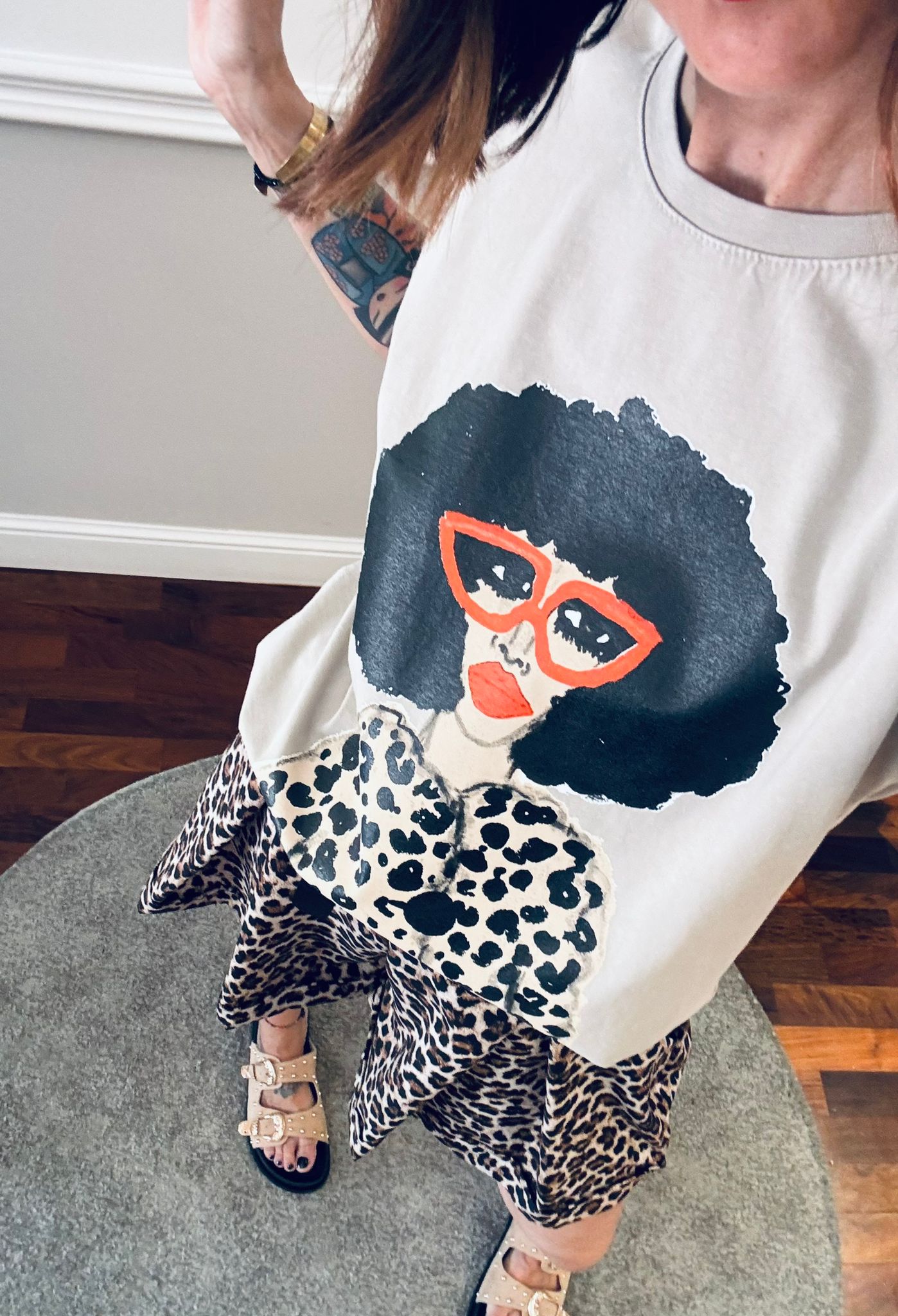 T-shirt Foxy per gli amici Franca