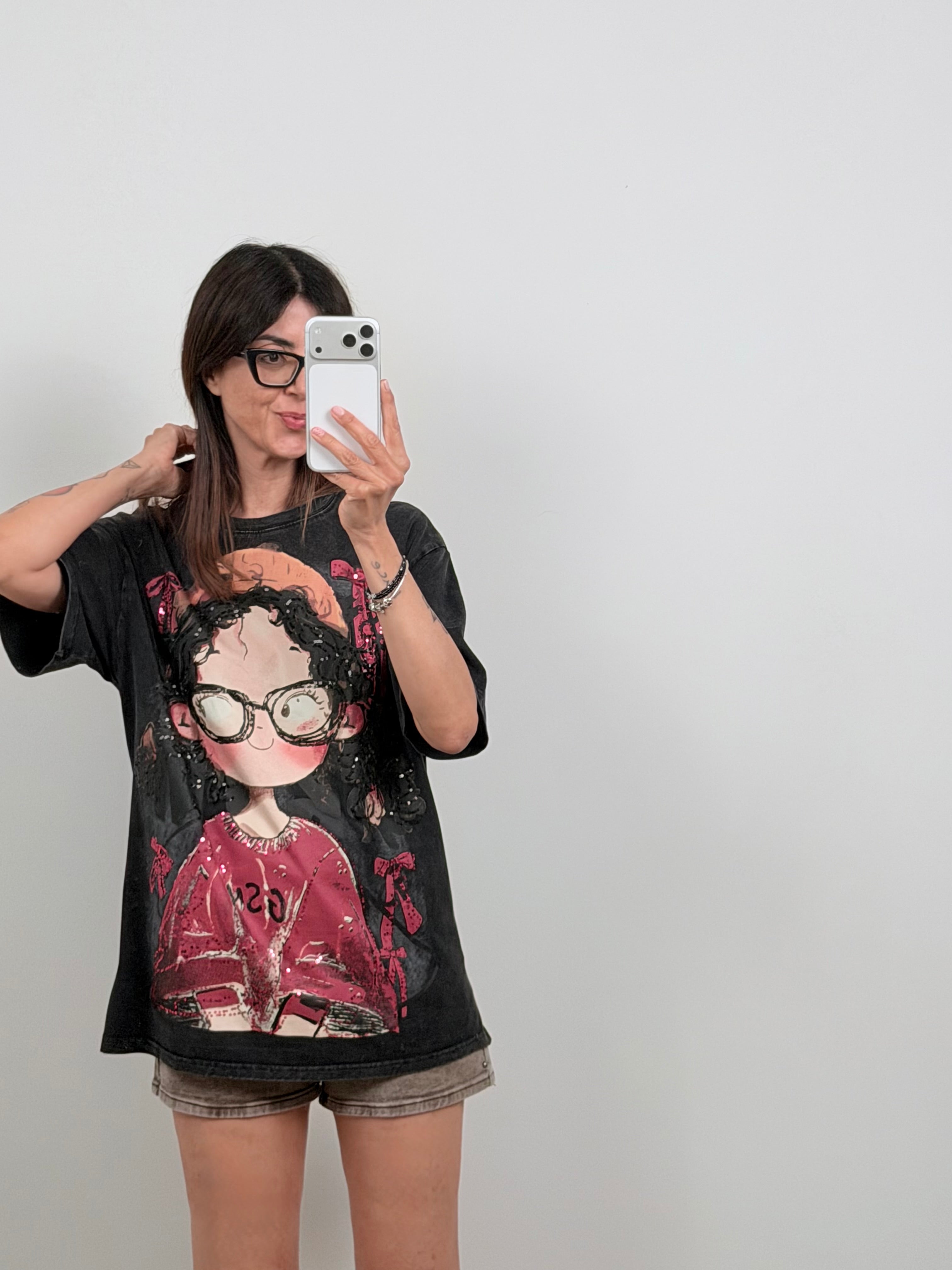 T-shirt Curly