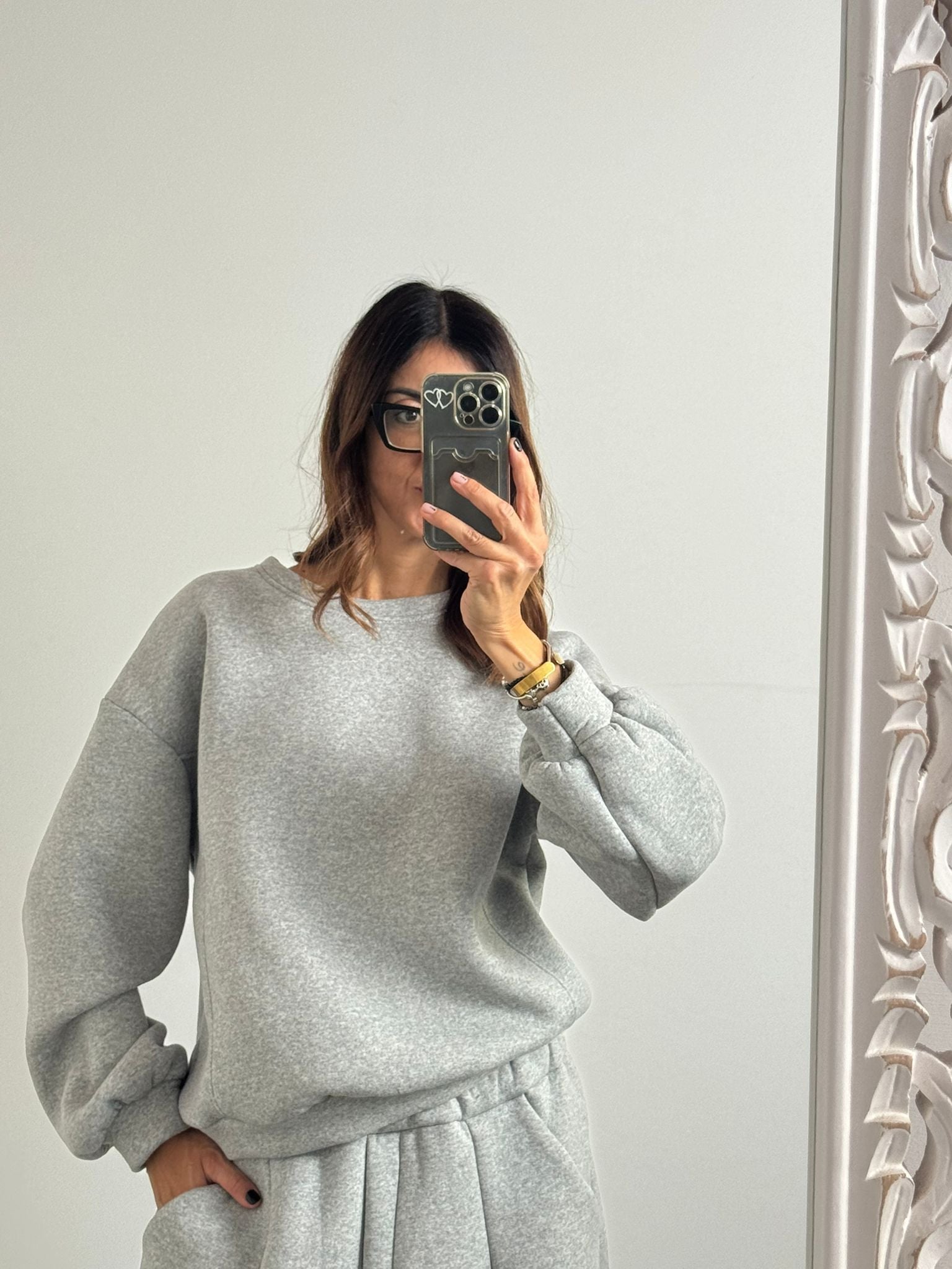 Felpa Street girocollo felpato in preordine