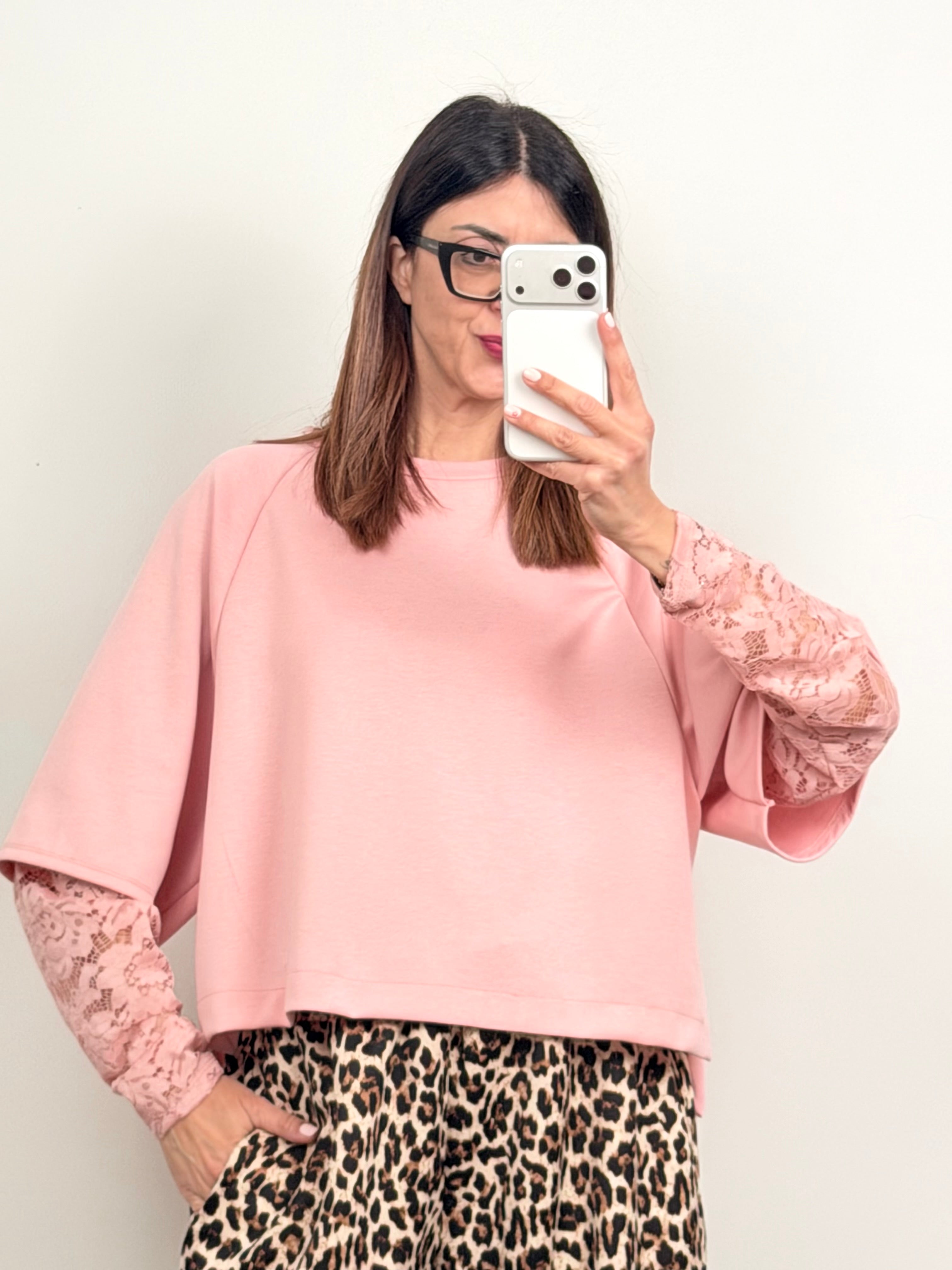 Felpa Gallipoli rosa