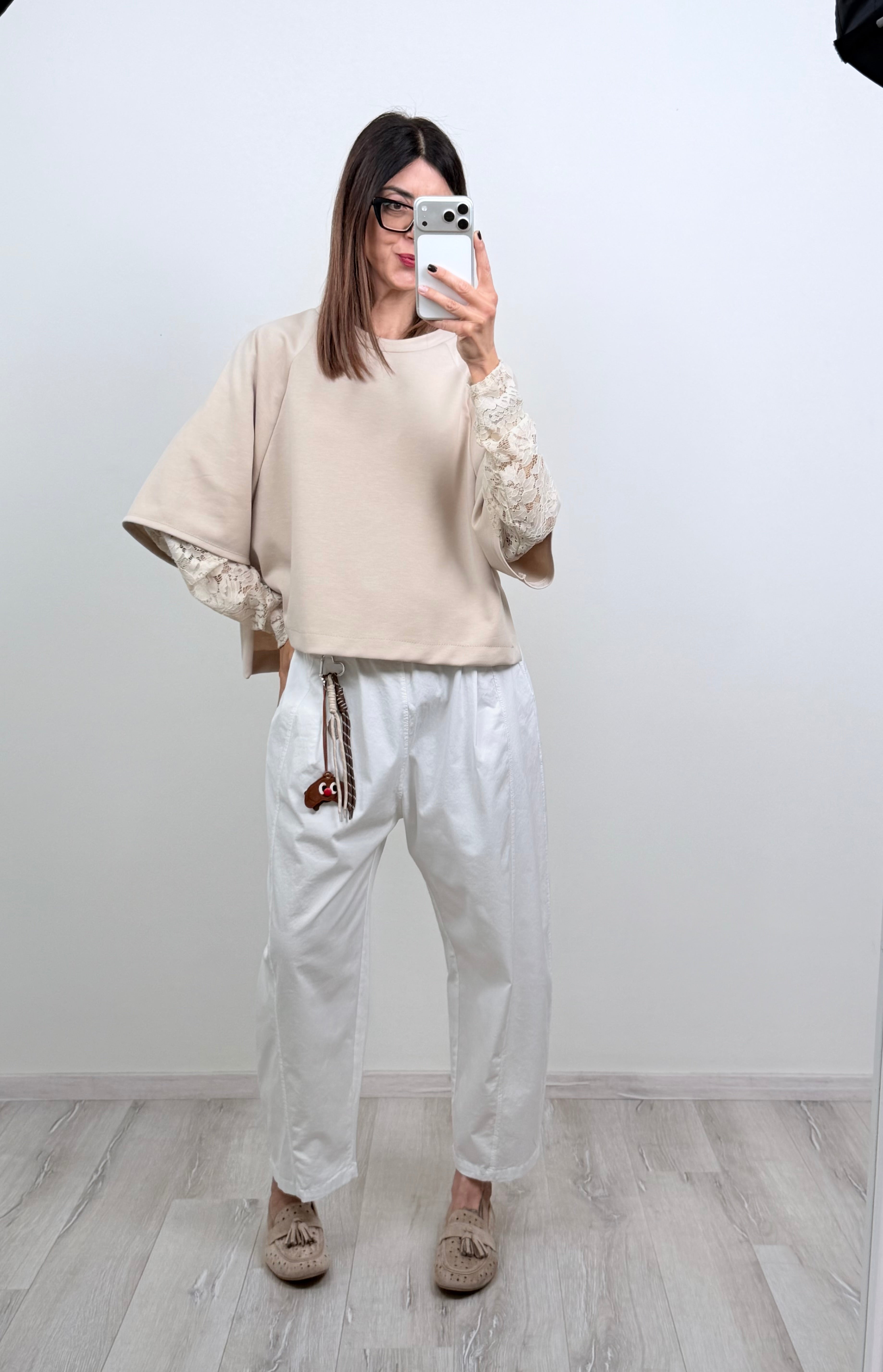 Pantalone Charm bianco