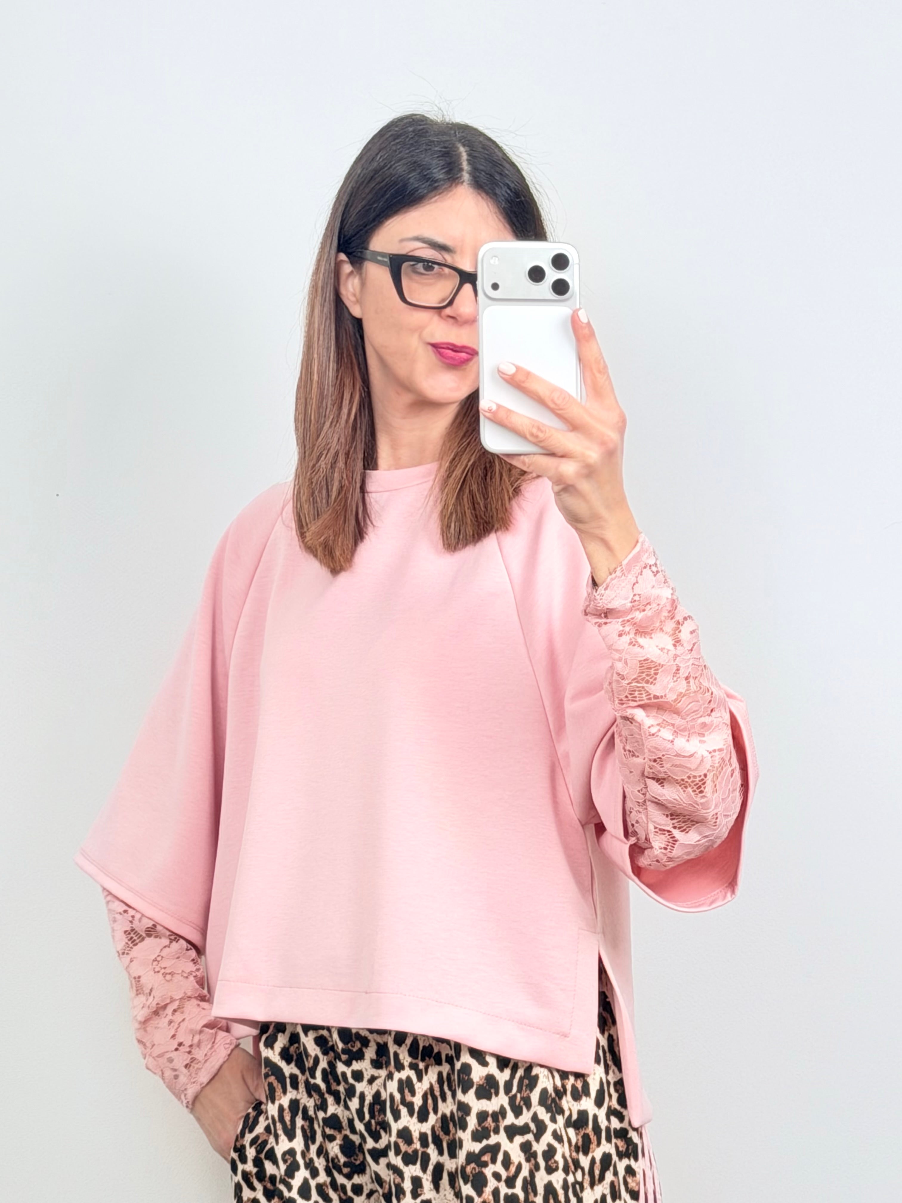 Felpa Gallipoli rosa