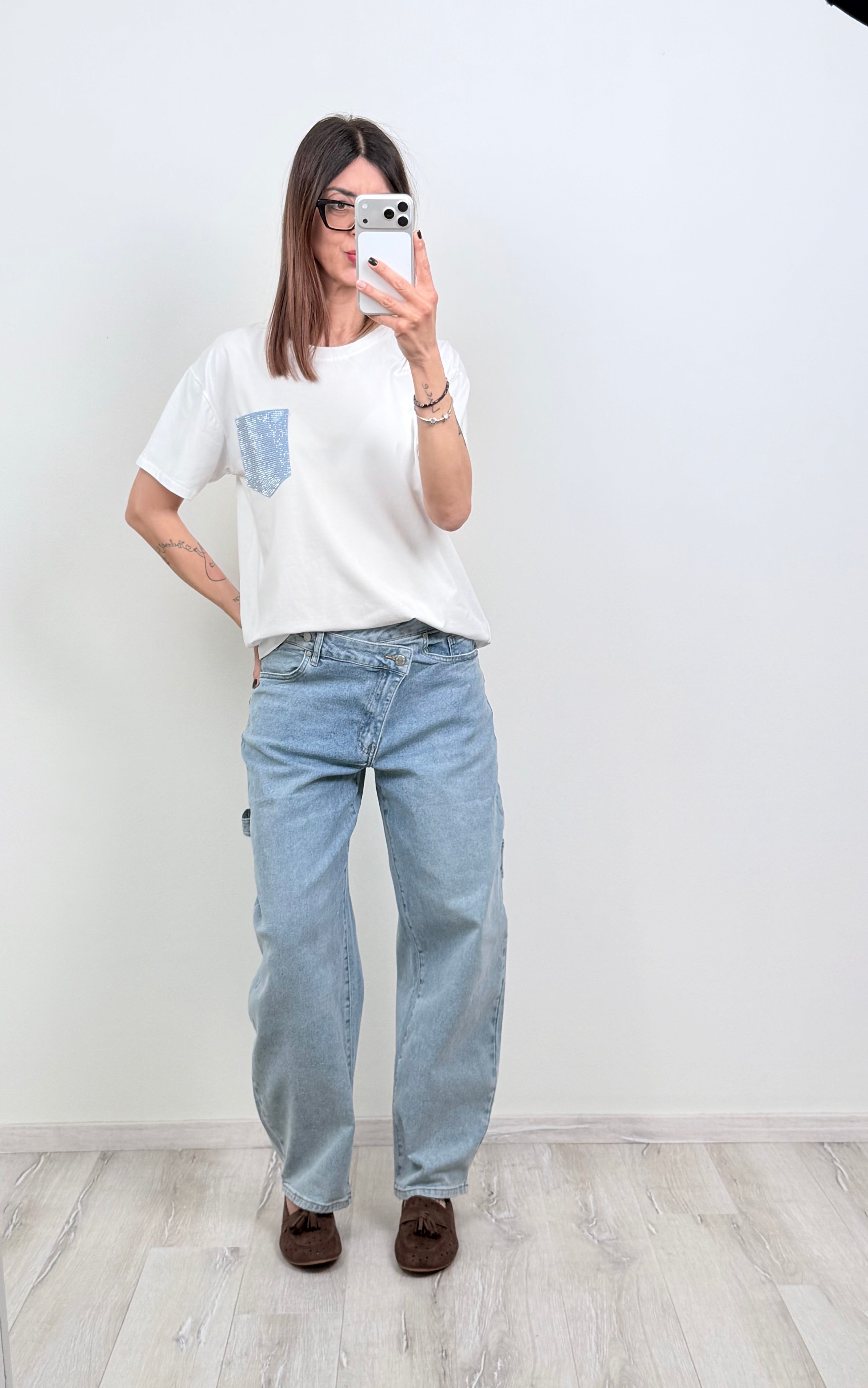 T-shirt Zante celeste